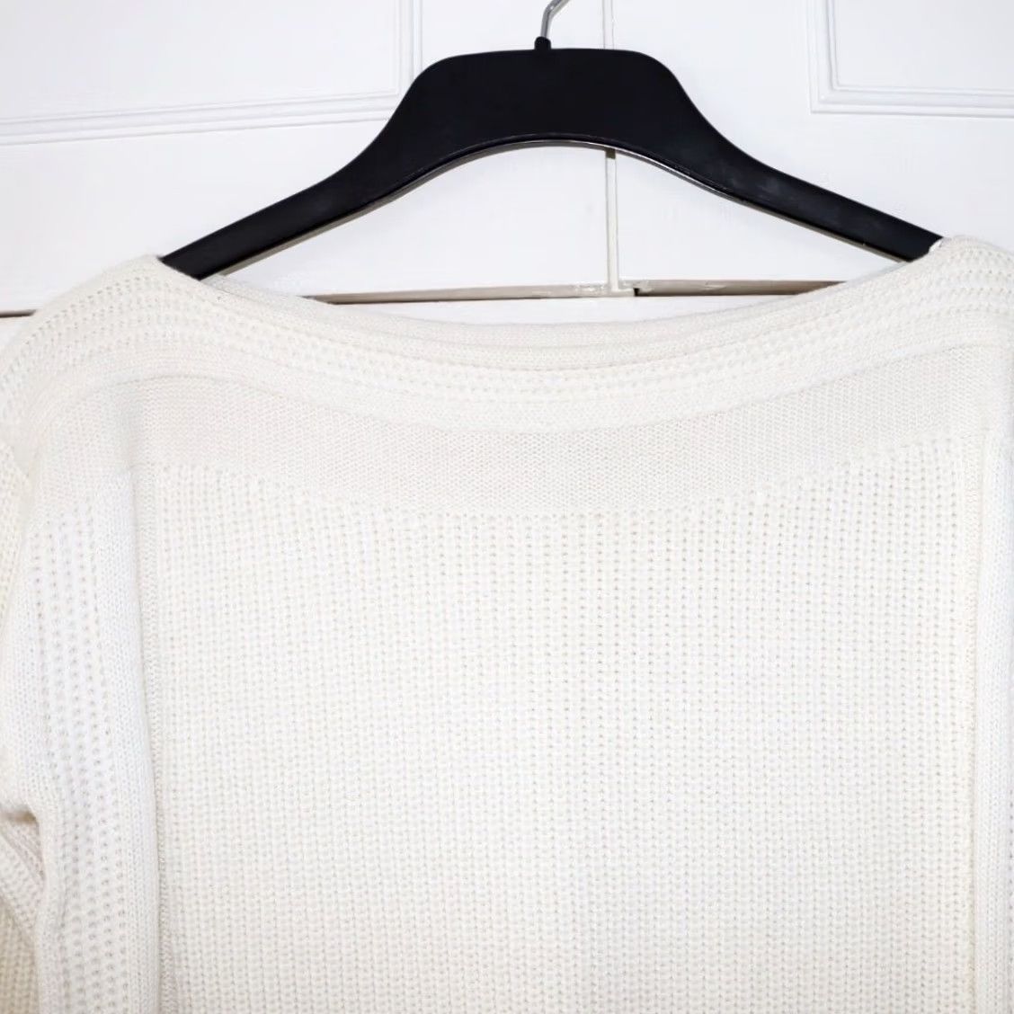 Reiss Reiss Knit Jumper XS Women’s Cream Wool Blend Relaxed Fit Pullover Used Size XS / US 0-2 / IT 36-38 - 3 Thumbnail