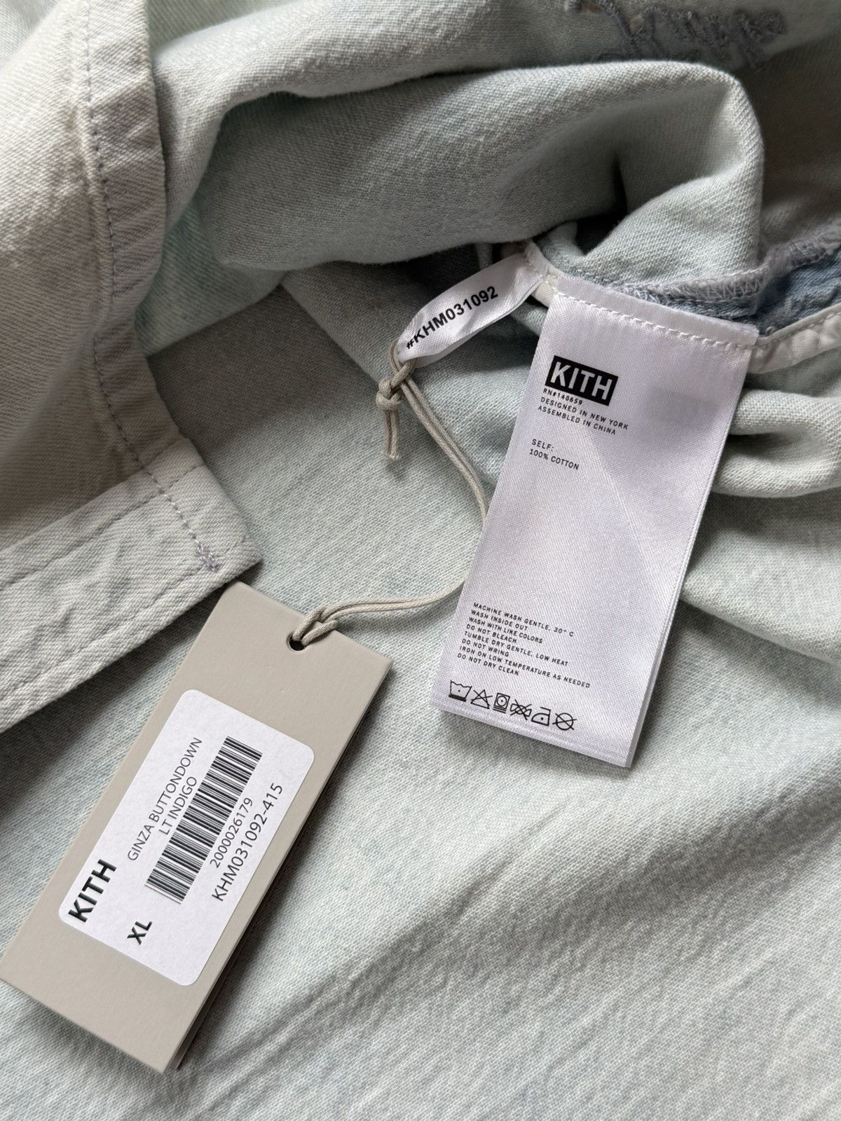 Kith Kith Ginza LT Indigo Button Down Size US XL / EU 56 / 4 - 7 Thumbnail