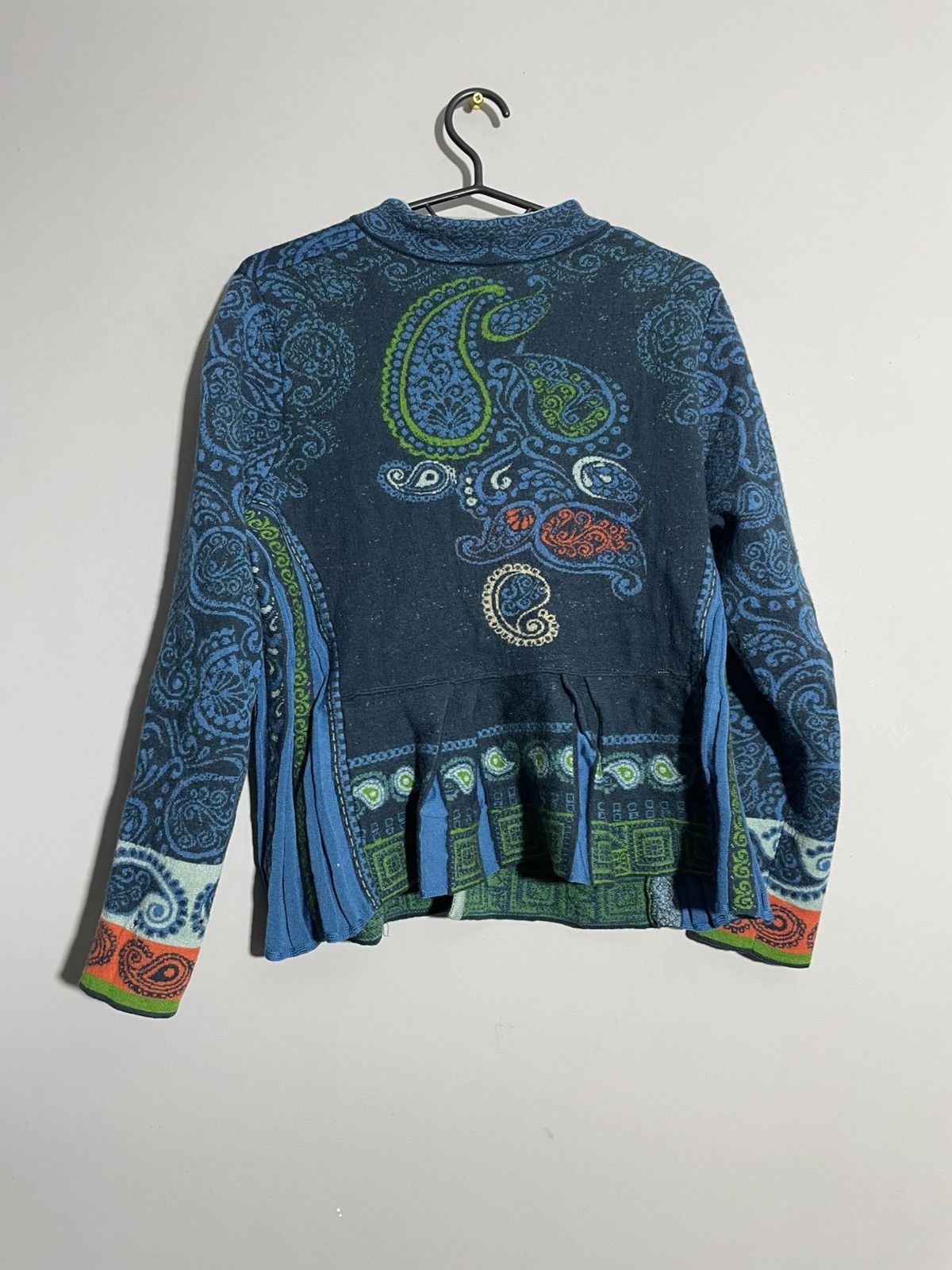 Other Ivko knit Jacquard jacket with Pleats Avant Gard style Size M / US 6-8 / IT 42-44 - 10 Thumbnail