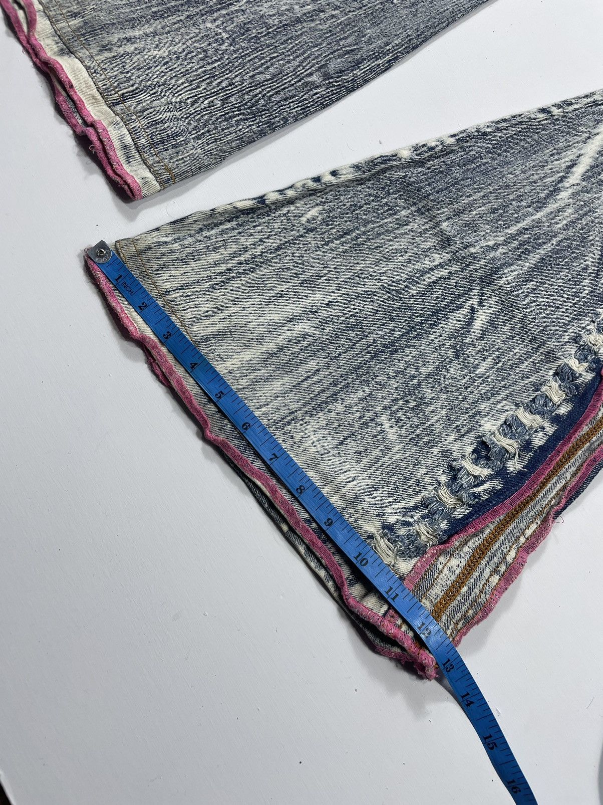 Other Huadi Super Flare acid wash Denim ifsixlgb style Size US 29 - 10 Thumbnail