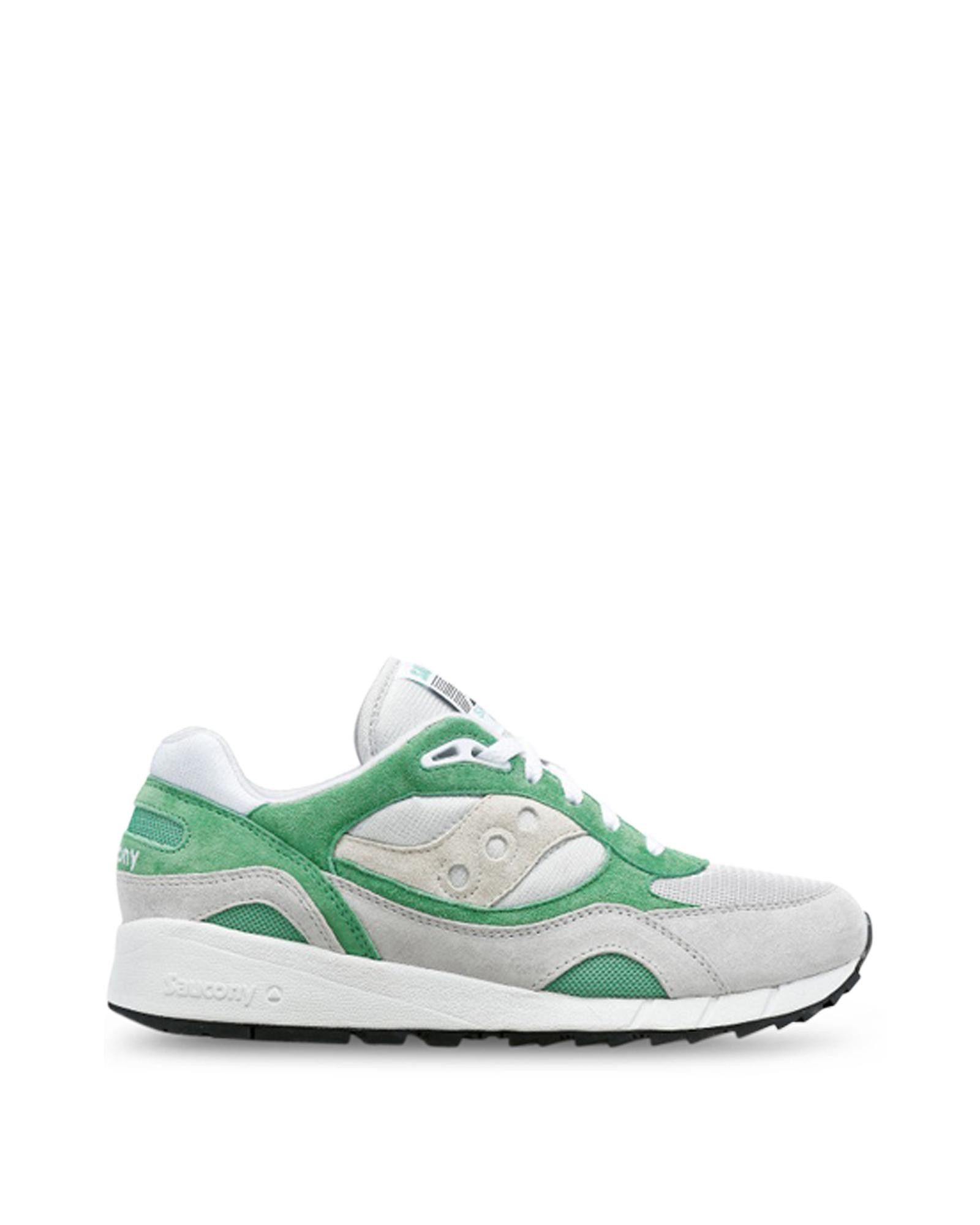 image of Saucony Fabric And Suede Sneakers in Grey, Women's (Size 7)