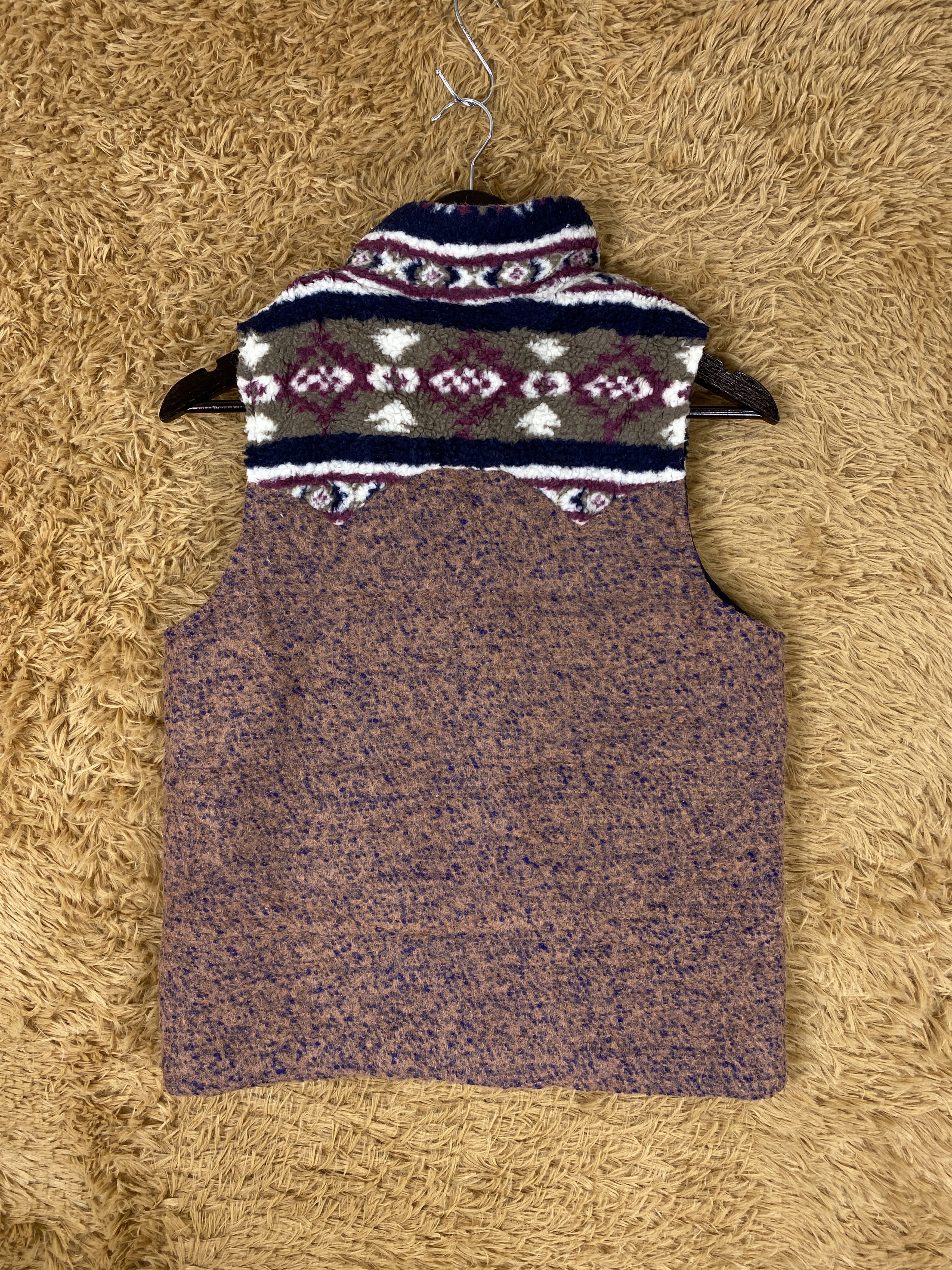 Japanese Brand Vintage Titicaca Native Navajo Wool Vest Size US S / EU 44-46 / 1 - 6 Thumbnail
