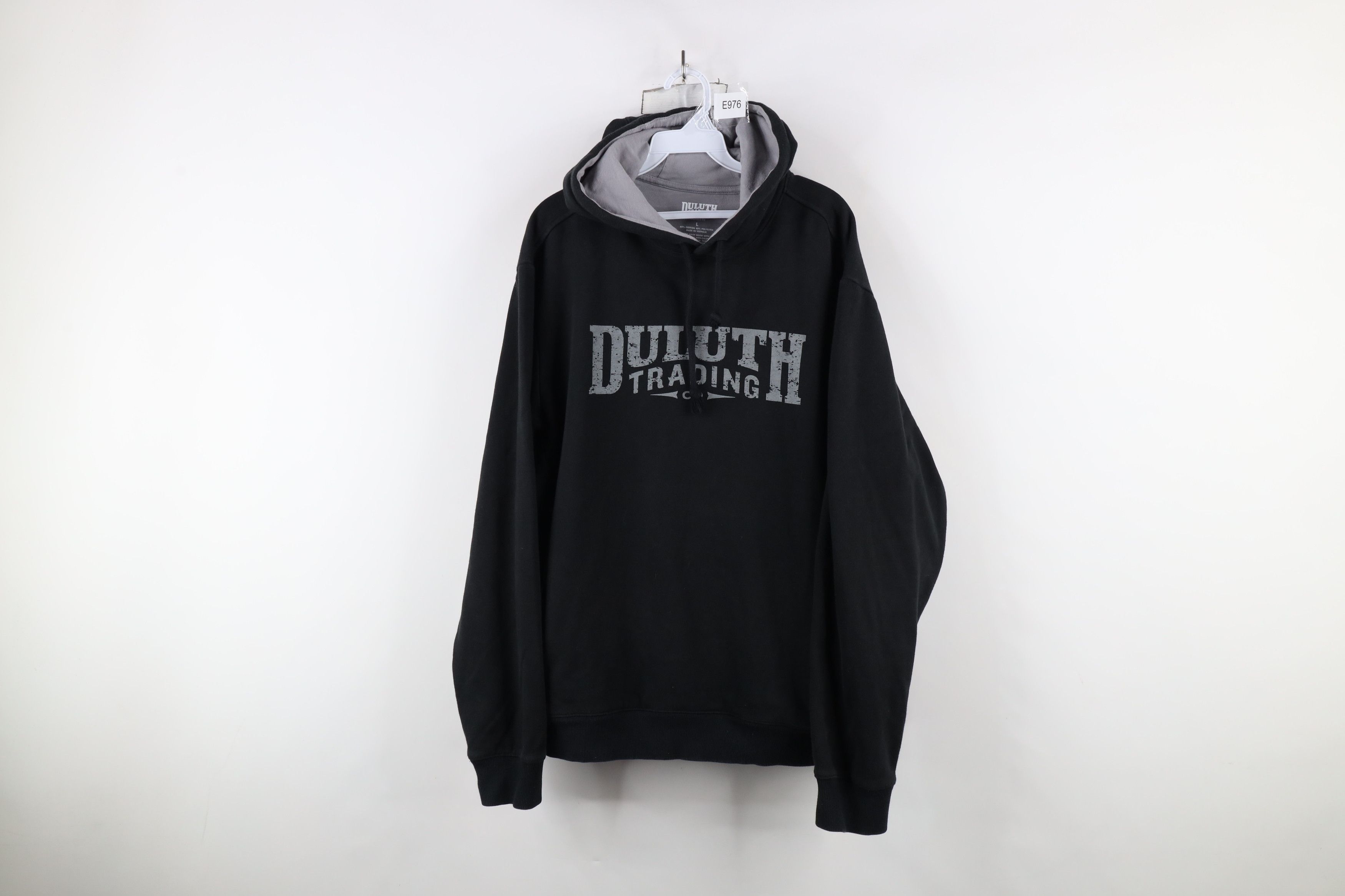 Duluth Trading Company × Vintage Duluth Trading Co Fit Spell Out Big Logo Hoodie Sweatshirt Size US L / EU 52-54 / 3 - 1 Thumbnail