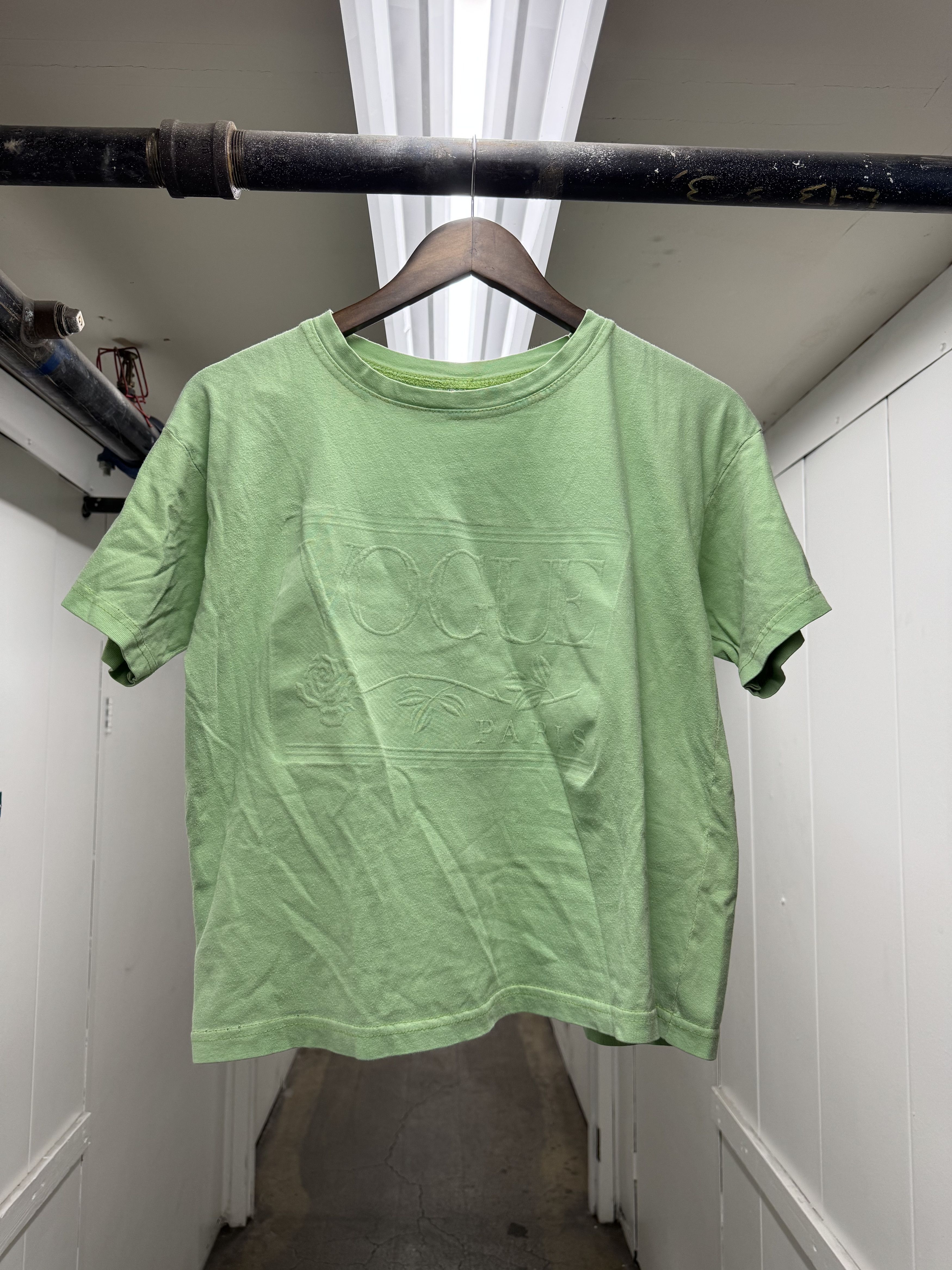 Other Vogue Paris Embossed Baggy Cropped T-Shirt Size M / US 6-8 / IT 42-44 - 2 Thumbnail