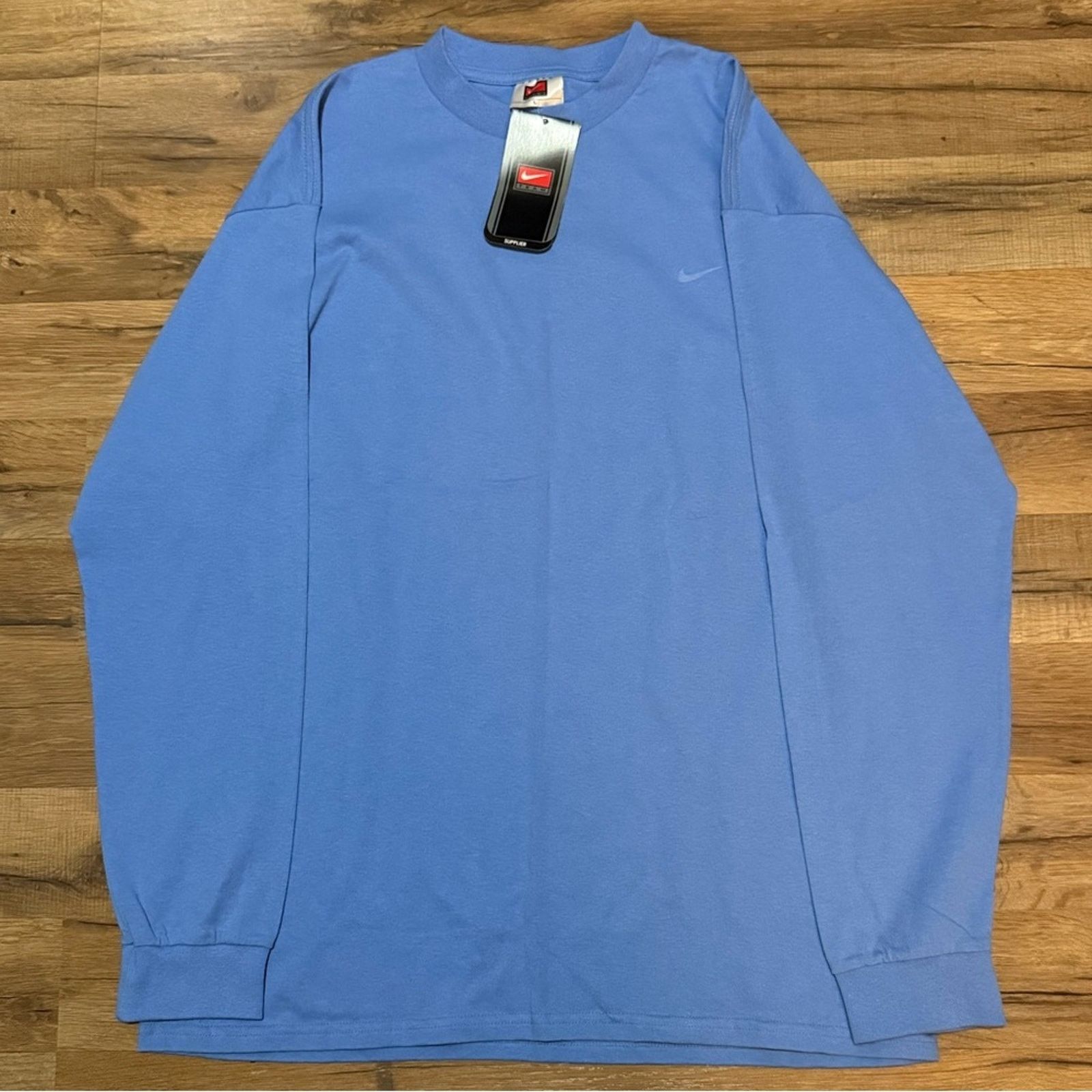 Nike 2003 Nike Solo Swoosh Team Long Sleeve Size US L / EU 52-54 / 3 - 1 Thumbnail