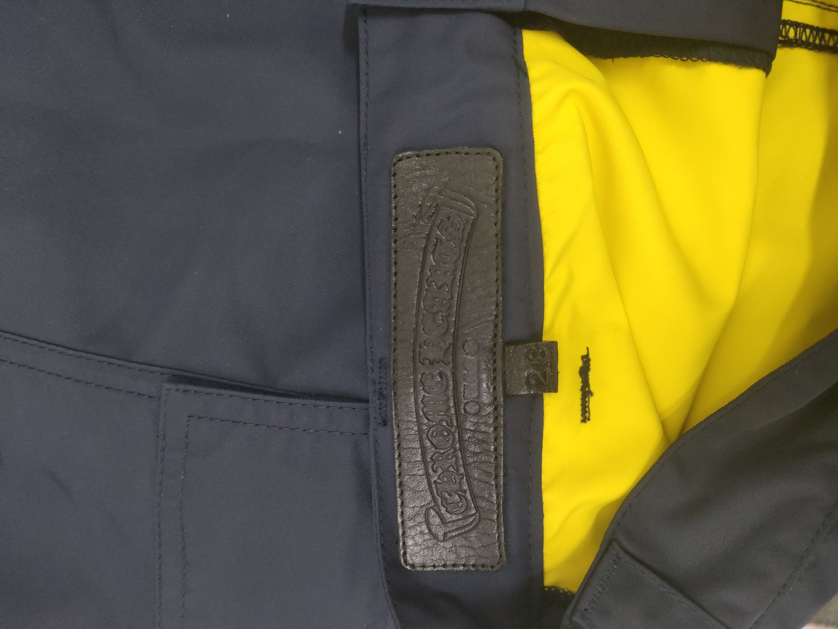 Chrome Hearts Chrome Hearts Yellow Cross Nylon Navy Utility Skirt Size 28" / US 6 / IT 42 - 3 Thumbnail