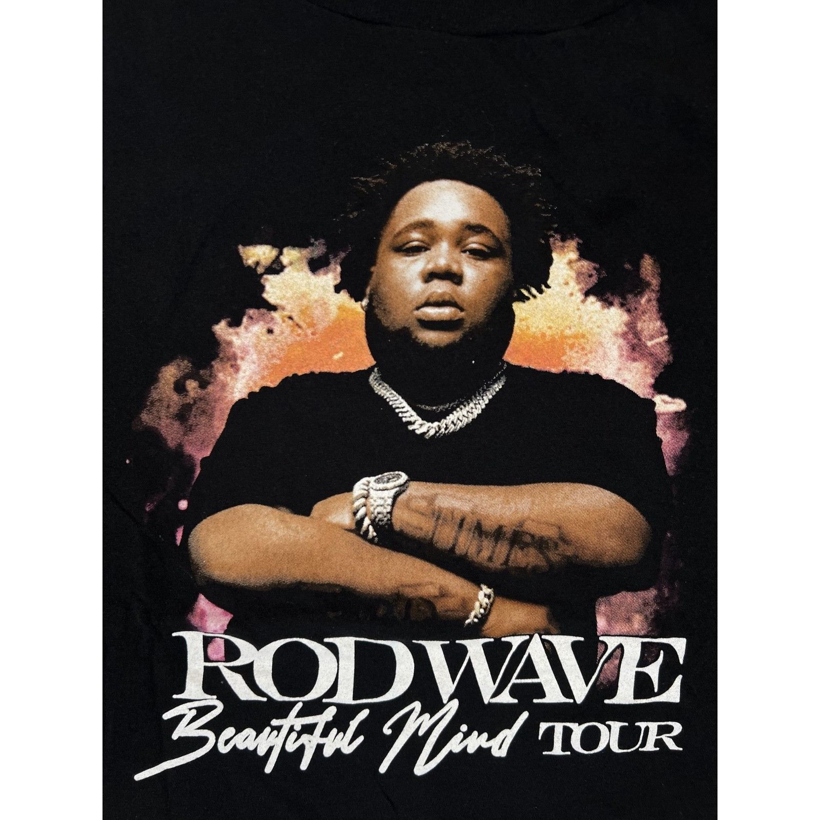 Gildan Rodwave Beautiful Mind Tour T-Shirt Black 2XL Rap Music READ Size US XXL / EU 58 / 5 - 4 Thumbnail
