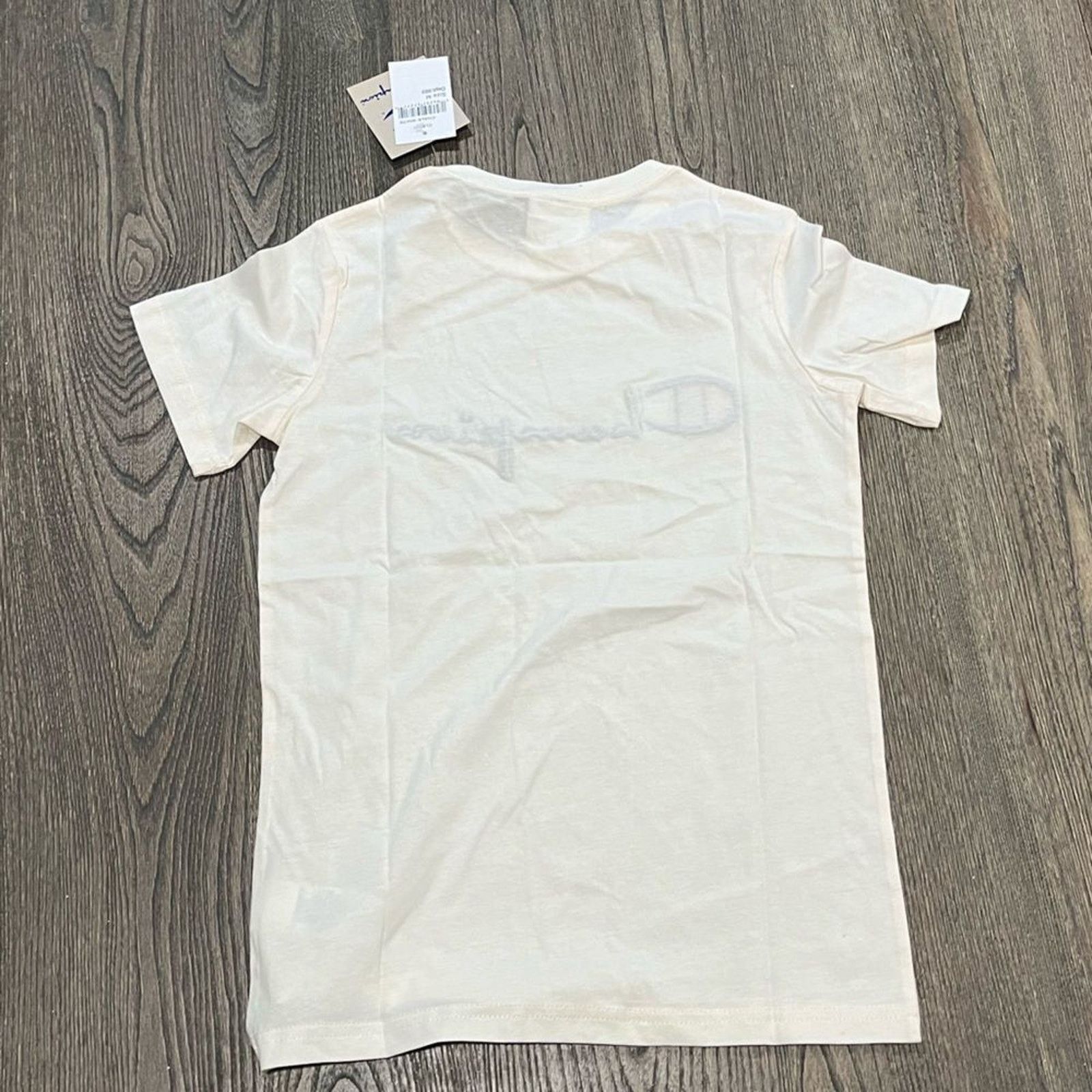 Champion NWT Champion Chalk White Embroidered Logo T-Shirt Size M Size M / US 6-8 / IT 42-44 - 4 Thumbnail