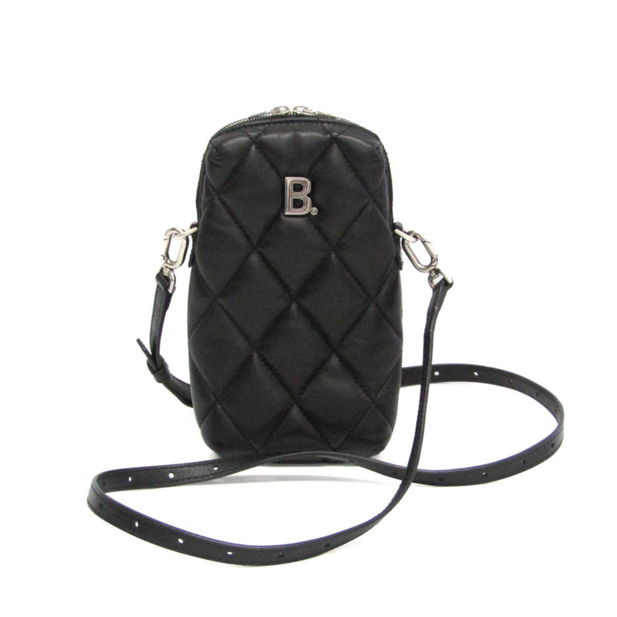 Balenciaga Touch Puffy Phone Pouch 593375 Men,Women Leather Pouch