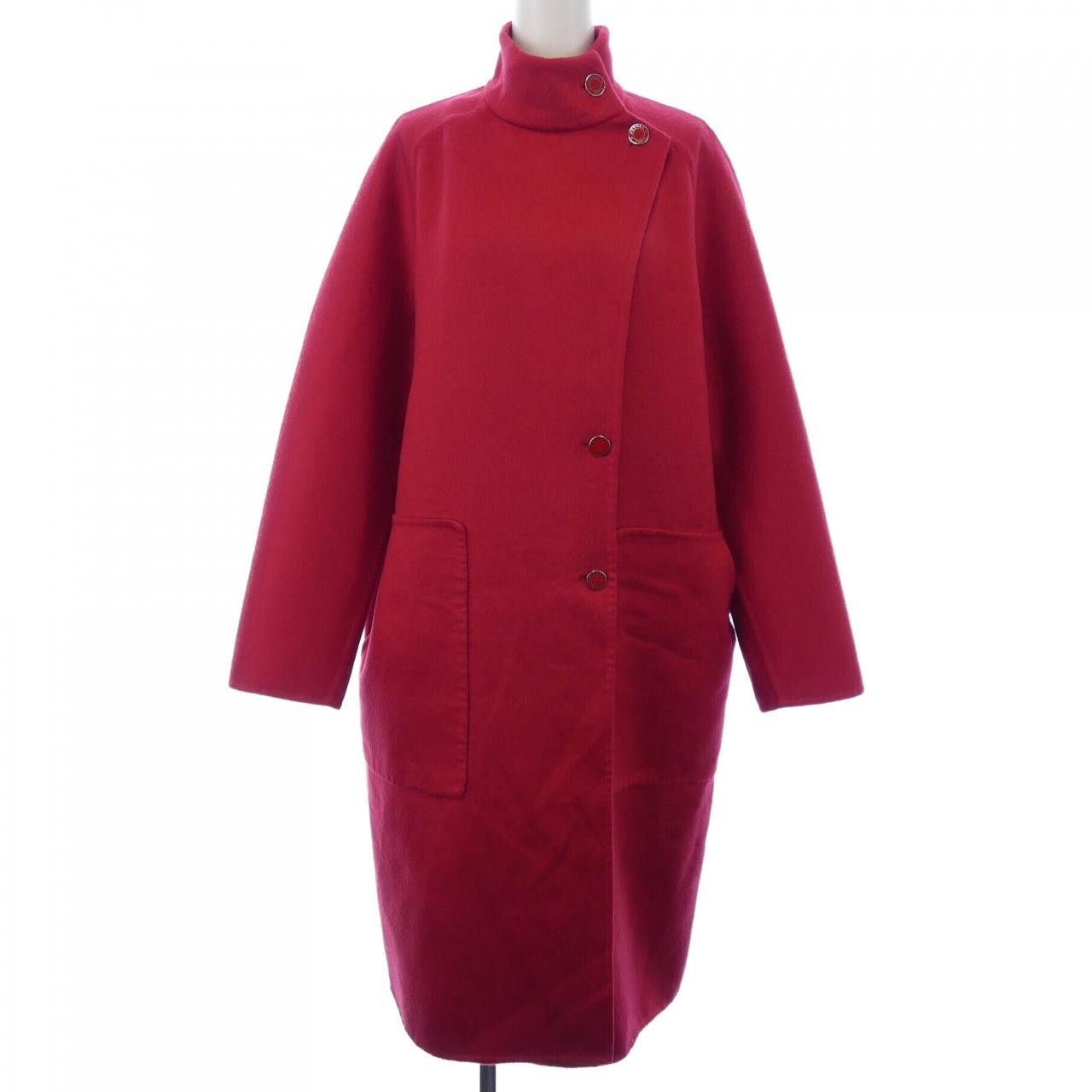 Hermes Hermes Hermès Clou de Selle Cashmere Coat Textile Outerwear DUTY FREE for USA Size ONE SIZE - 1 Thumbnail