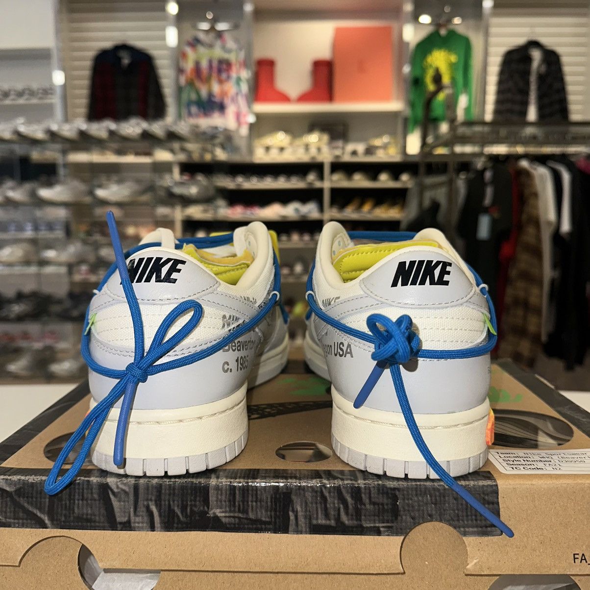 Nike × Off-White Size 10.5 - Nike Off-White x Dunk Low Lot 10 of 50 Size US 10.5 / EU 43-44 - 4 Thumbnail
