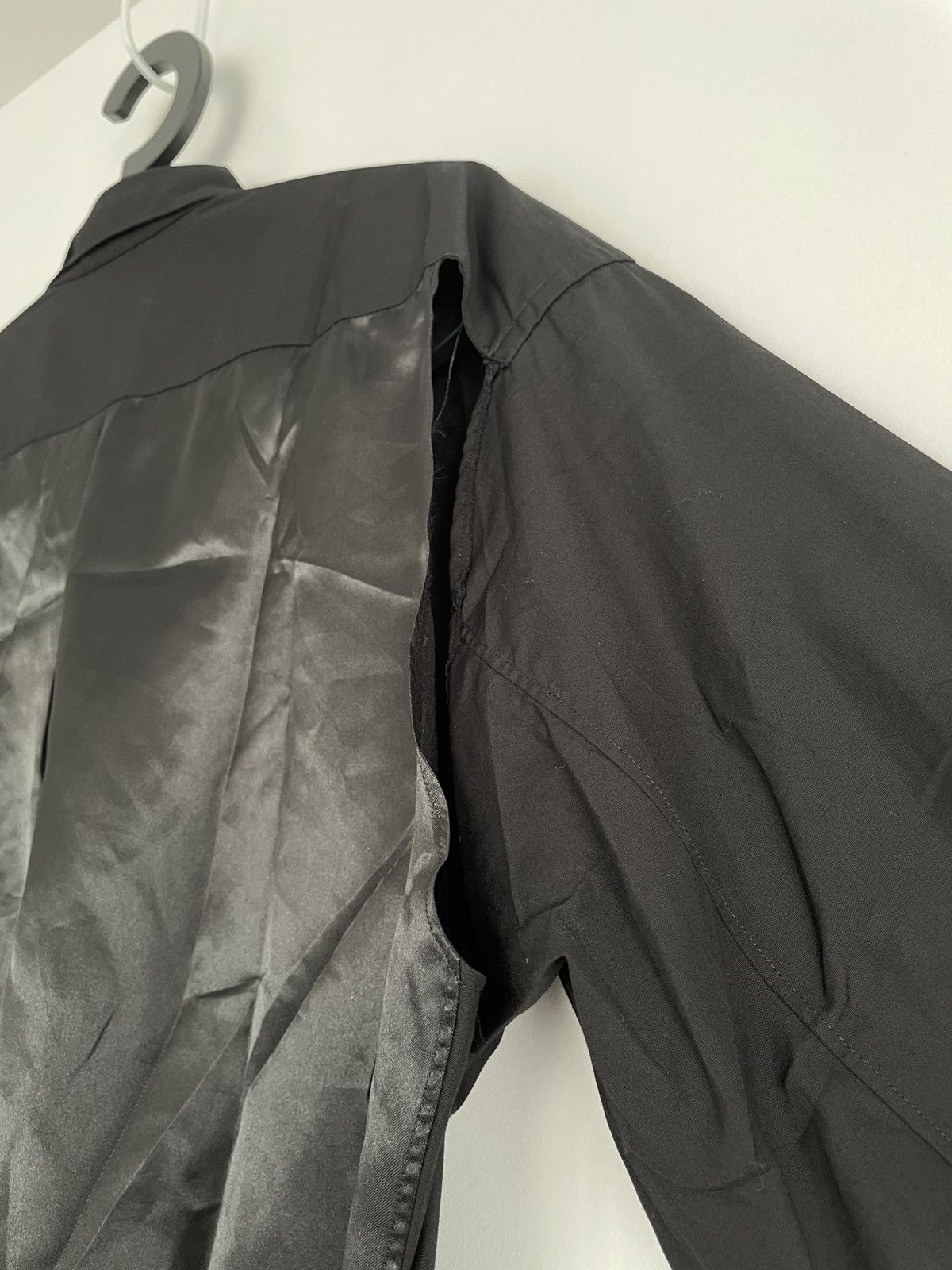 Comme des Garcons Black Comme des garcons satin-panelled shirt Size US M / EU 48-50 / 2 - 3 Thumbnail