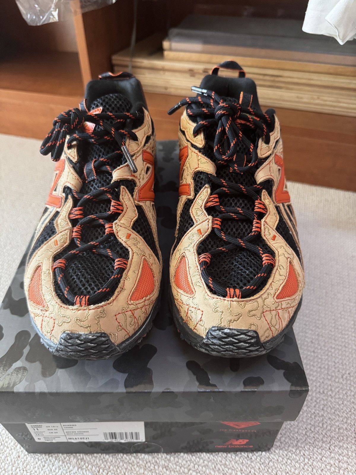 Joe Freshgoods × New Balance NB x JFG 610 L’il Desert - Brown Orange - Worn Once Size US 11 / EU 44 - 5 Thumbnail