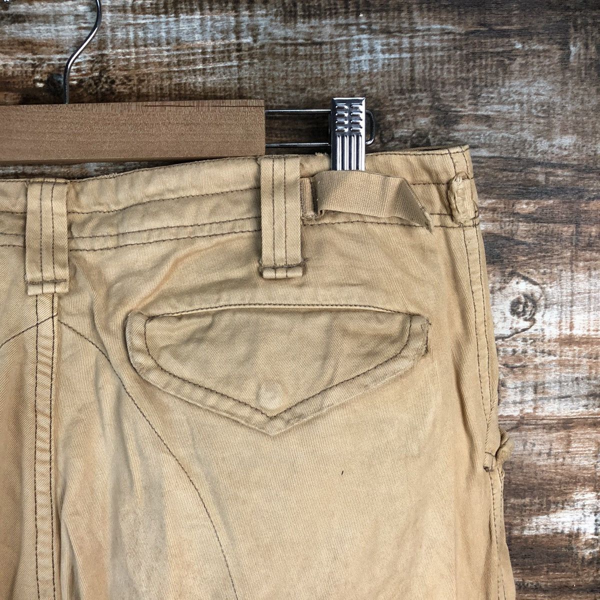 Japanese Brand DL Flash Report Brown Cargo Multipocket Pants #C117 Size US 30 / EU 46 - 17 Thumbnail
