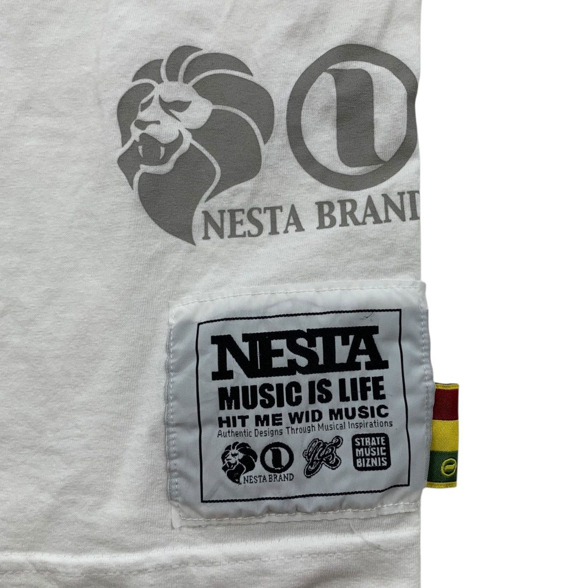 Vintage Vintage NESTA BRAND Spragga Benz Music Is Life Usa Tshirt Size US XL / EU 56 / 4 - 6 Thumbnail