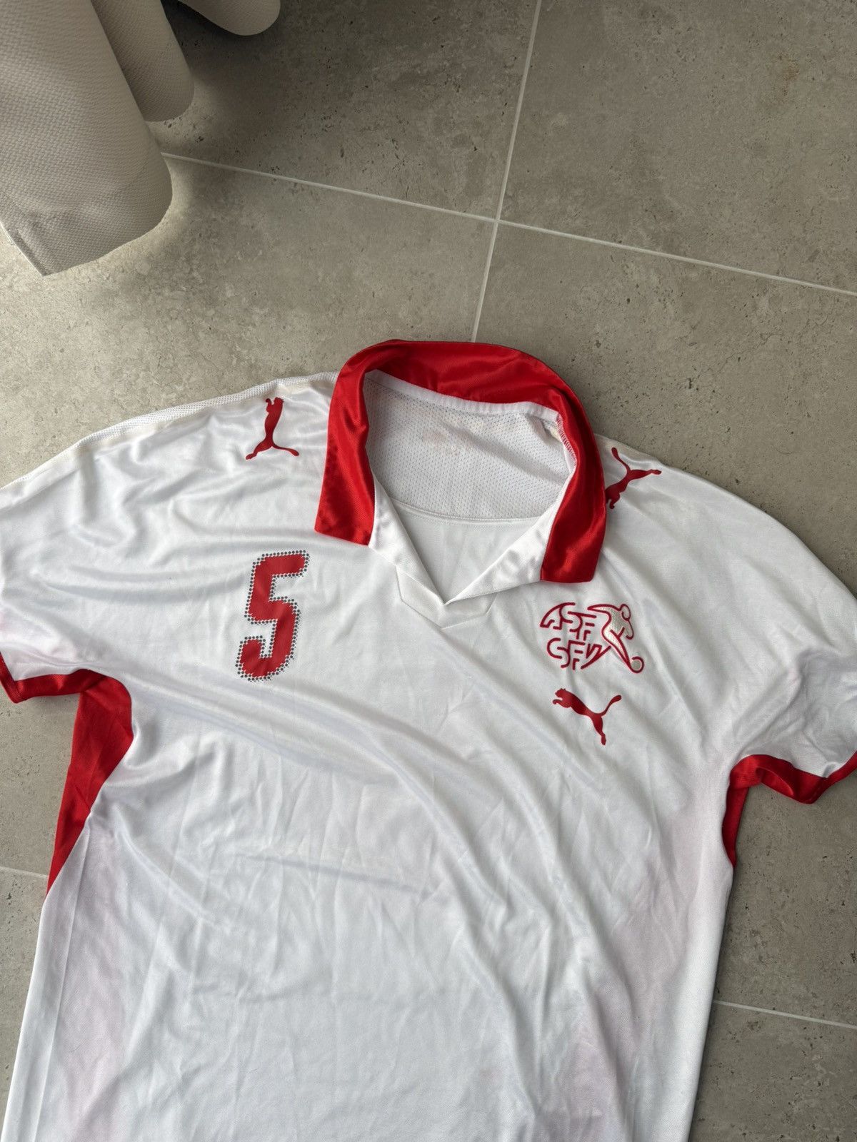 Puma Soccer Jersey SWITZERLAND - Puma Size US M / EU 48-50 / 2 - 3 Thumbnail