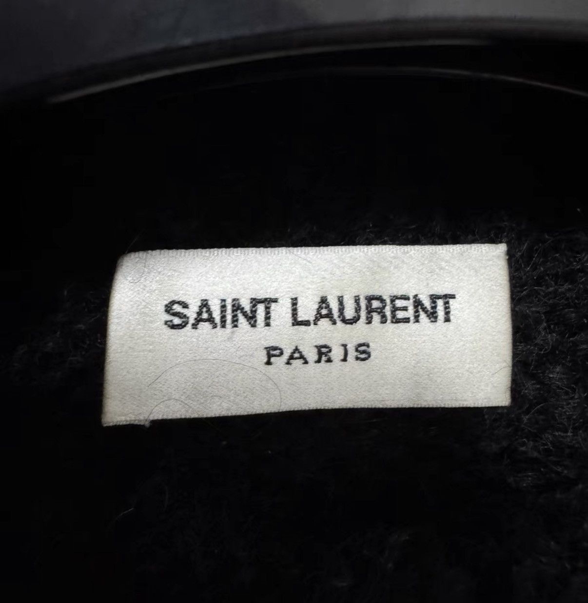 Saint Laurent Paris Saint Laurent (SLP) 22SS Mohair "Paris" Slogan Sweater Size US S / EU 44-46 / 1 - 5 Thumbnail