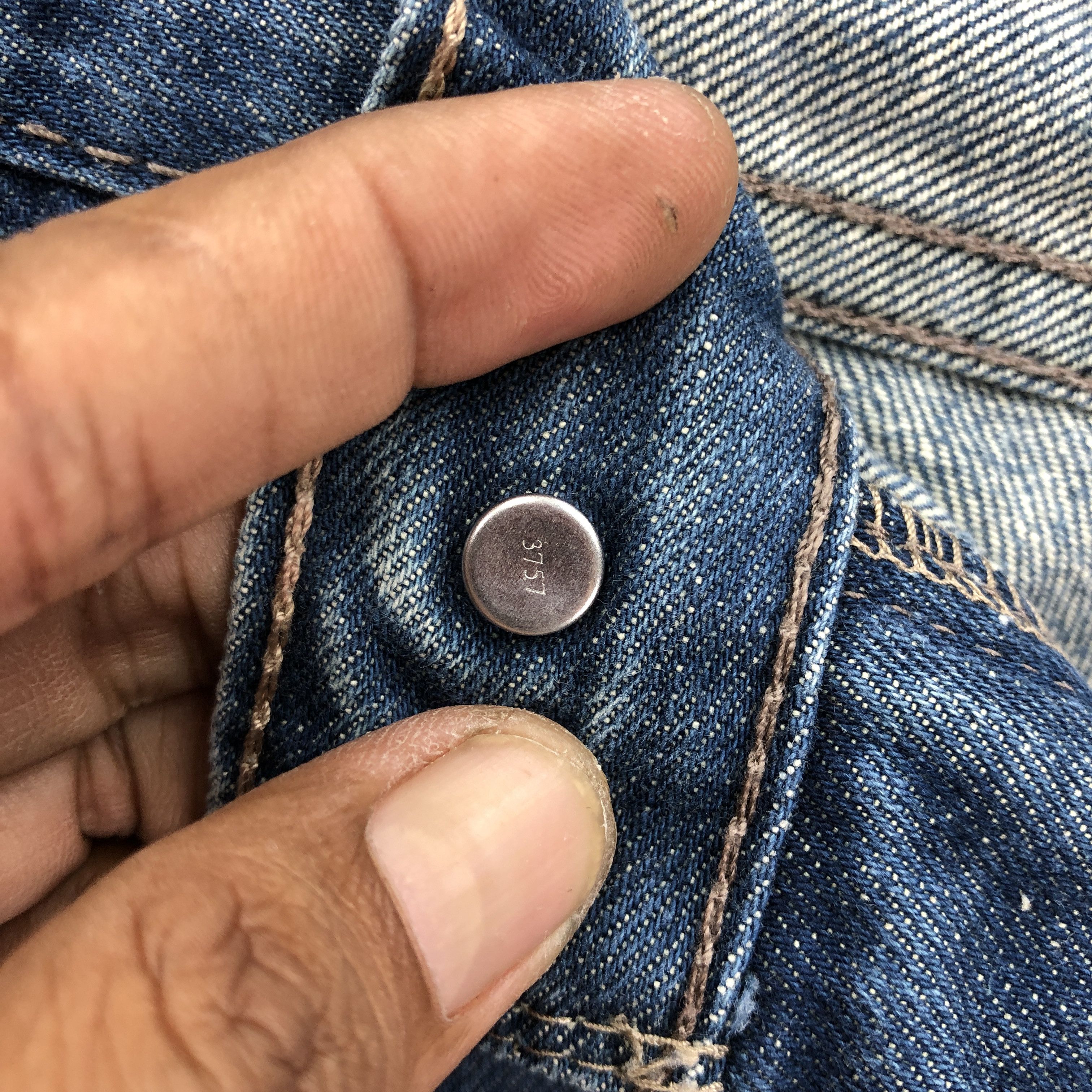 Levi's Vintage Y2K Levis 514 Faded Jeans Levi's Stone Wash Denim Size US 35 - 7 Thumbnail