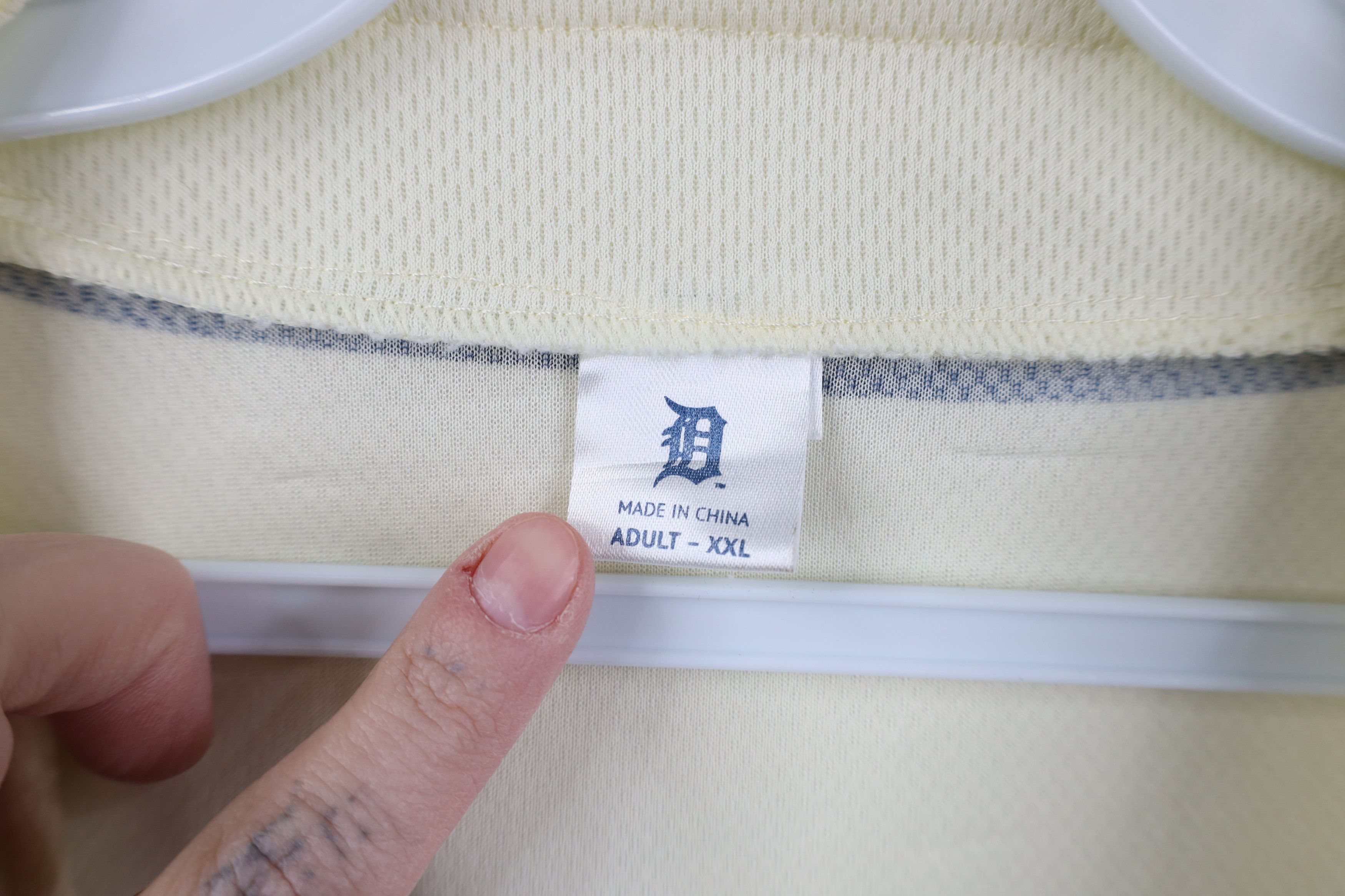 Vintage Vintage Y2K Negro League Detroit Stars Baseball Jersey Cream Size US XXL / EU 58 / 5 - 8 Thumbnail