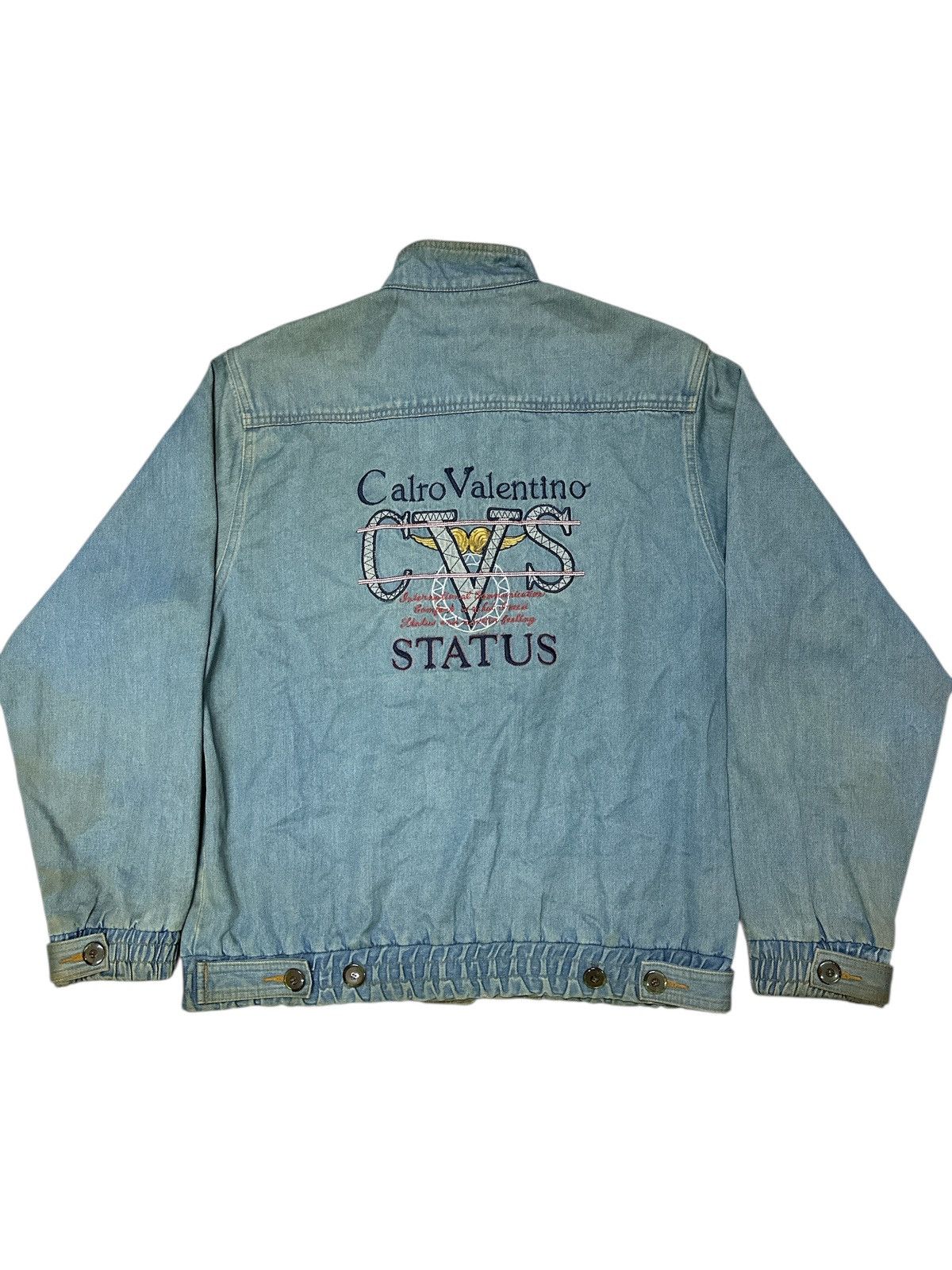 Kapital Distress Harrinton Jacket Carlo Valentino . Size US XL / EU 56 / 4 - 2 Thumbnail