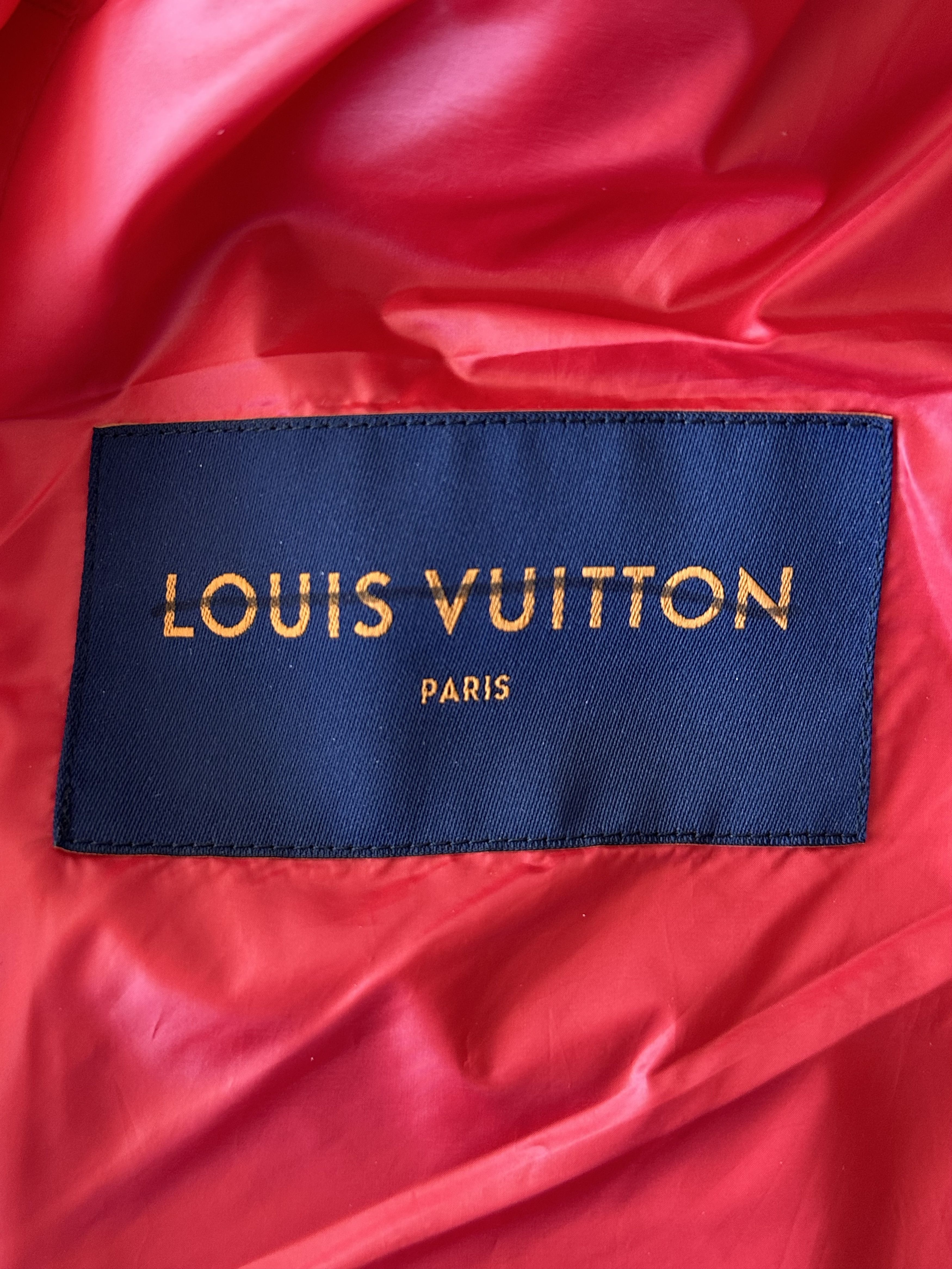 Louis Vuitton Louis Vuitton Red Flower Monogram Puffer Vest Size US XXL / EU 58 / 5 - 3 Thumbnail