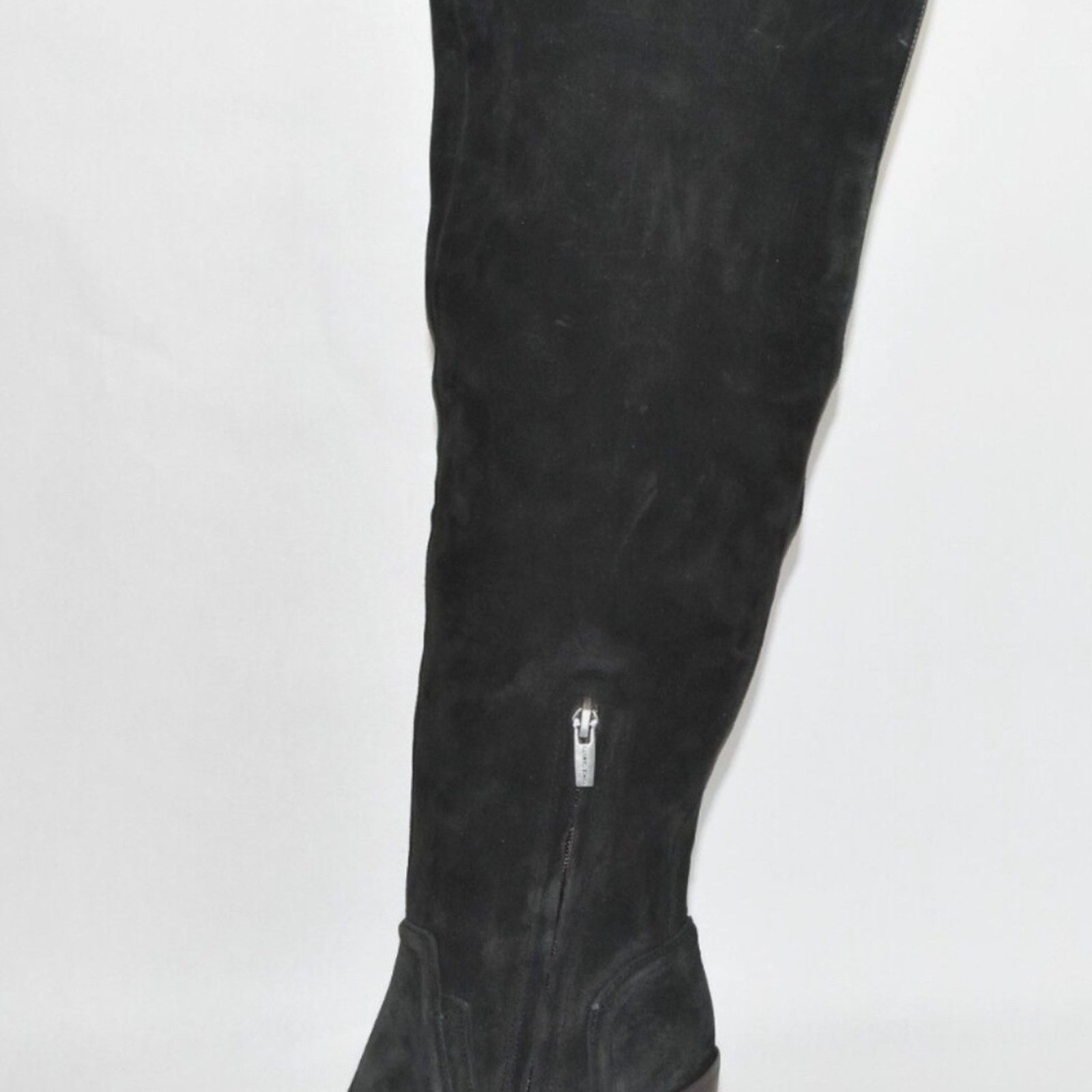 Vince Camuto Vince Camuto Melaya Black Suede Over The Knee Heeled Boots Size US 6 / IT 36 - 2 Thumbnail