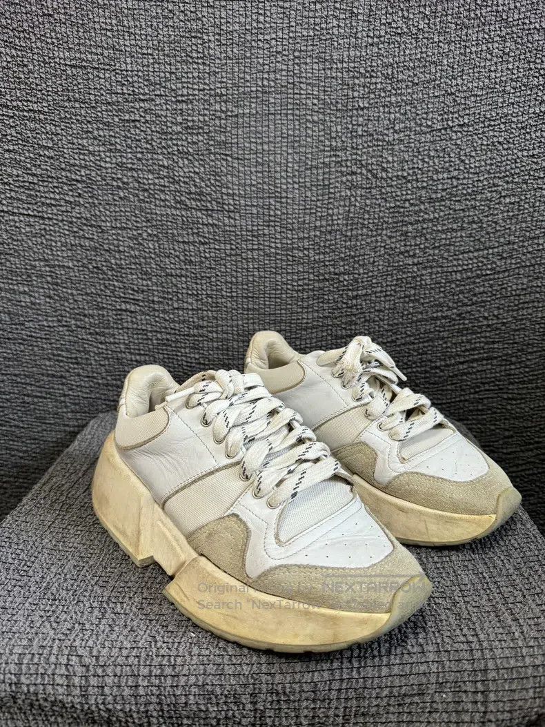 Maison Margiela Maison Margiela Maison Margiela Leather Net Face Patchwork Size US 8 / IT 38 - 2 Thumbnail