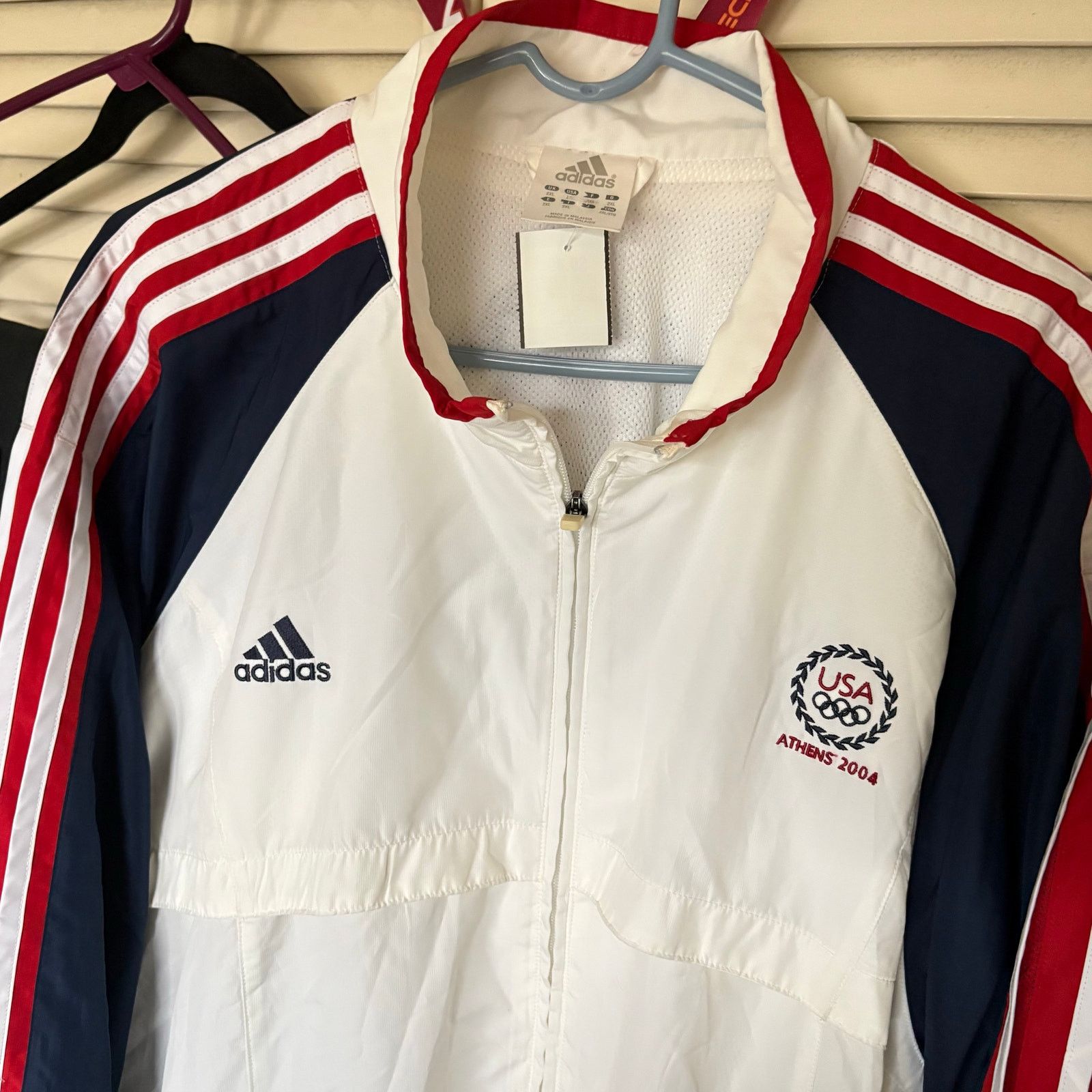 Adidas Y2K Adidas USA 2004 Athens Olympics track jacket Size US XXL / EU 58 / 5 - 7 Thumbnail