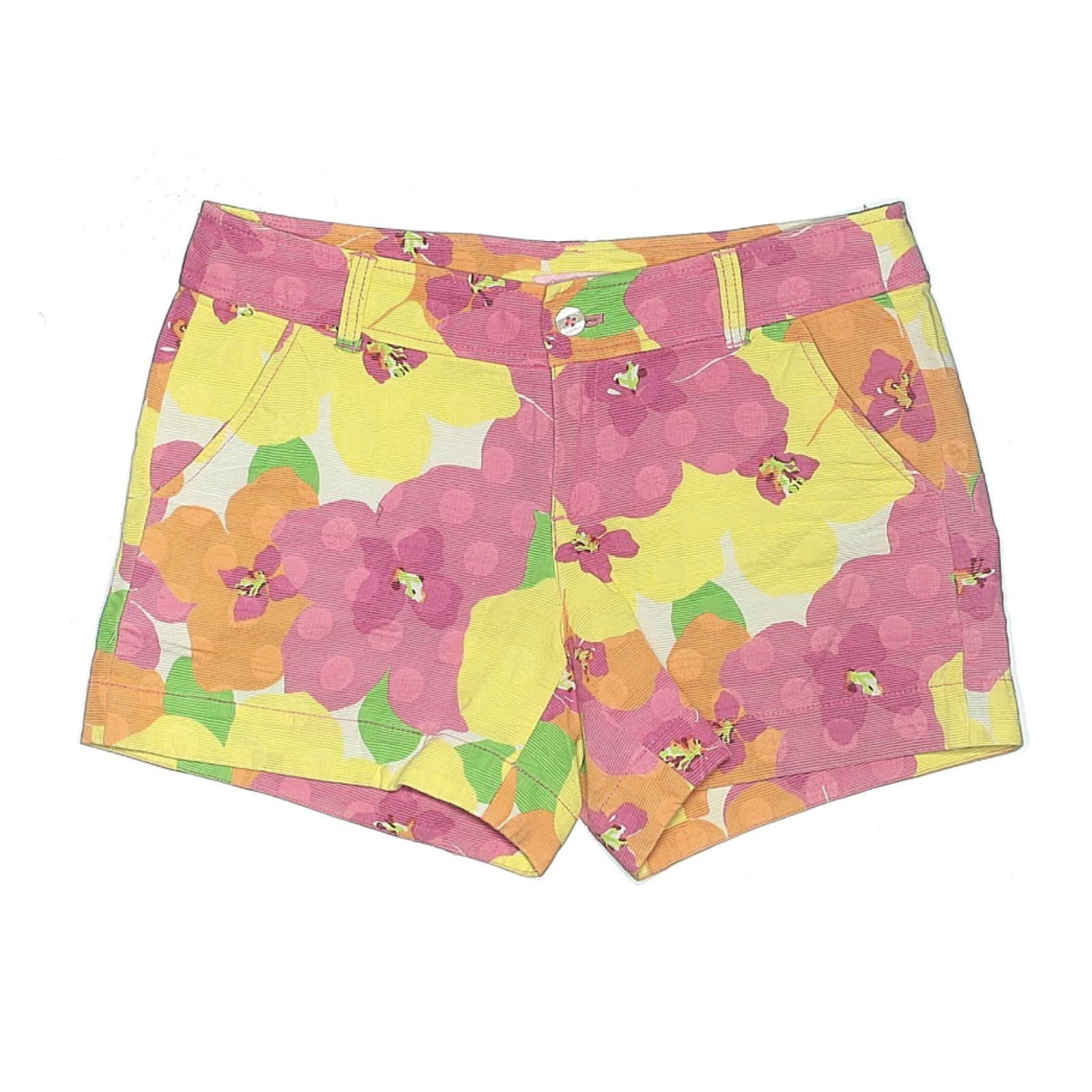 Other Lilly Pulitzer Size 6 Floral Print Cotton Shorts Size 28" / US 6 / IT 42 - 1 Thumbnail