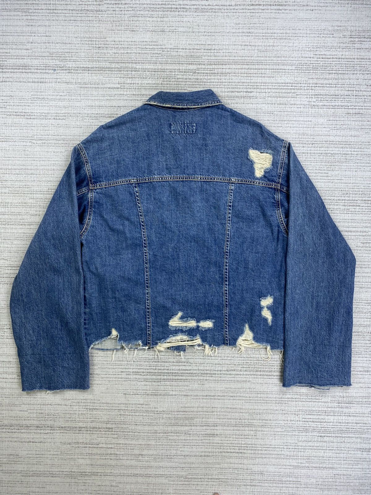GOA 🔥🔥 GOA Company Ripped Style Rare Denim Jacket Size US M / EU 48-50 / 2 - 2 Thumbnail