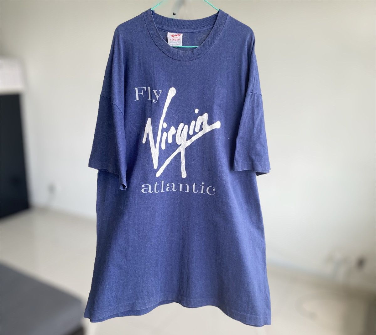 Vintage Thrashed Faded Vintage 90s Fly Virgin Princess Diana ERD TEE Size US XL / EU 56 / 4 - 1 Thumbnail
