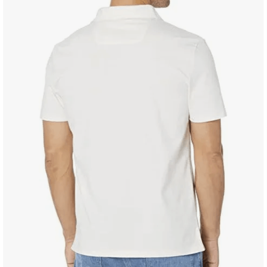 Calvin Klein Calvin Klein Cream/Tan Colorblock Short Sleeve Polo - XXL Size US XXL / EU 58 / 5 - 3 Thumbnail