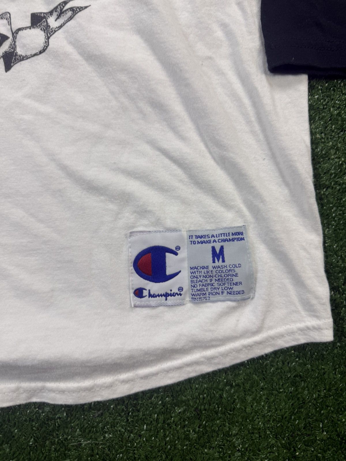 Vintage Vintage Champion x Suicidal Tendencies Raglan Long Sleeves Size US M / EU 48-50 / 2 - 2 Thumbnail