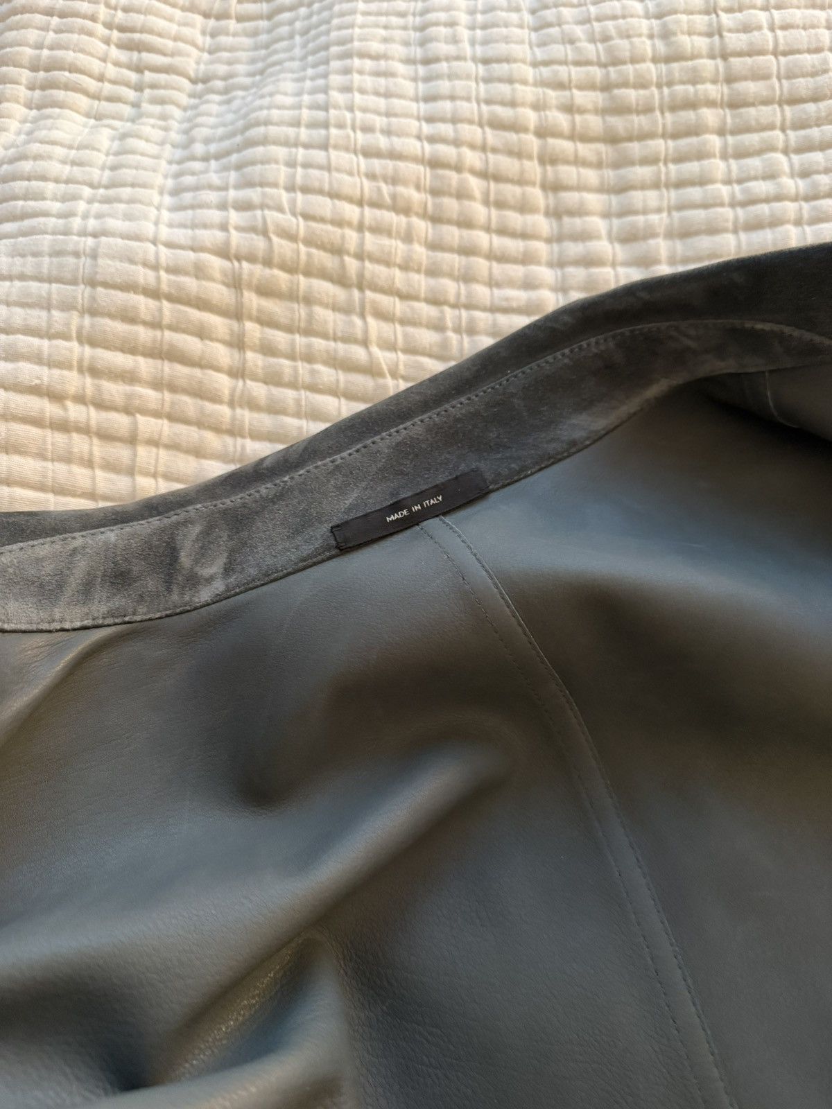 Tom Ford 8880USD Anthracite Suede Chore Jacket Size US L / EU 52-54 / 3 - 11 Thumbnail