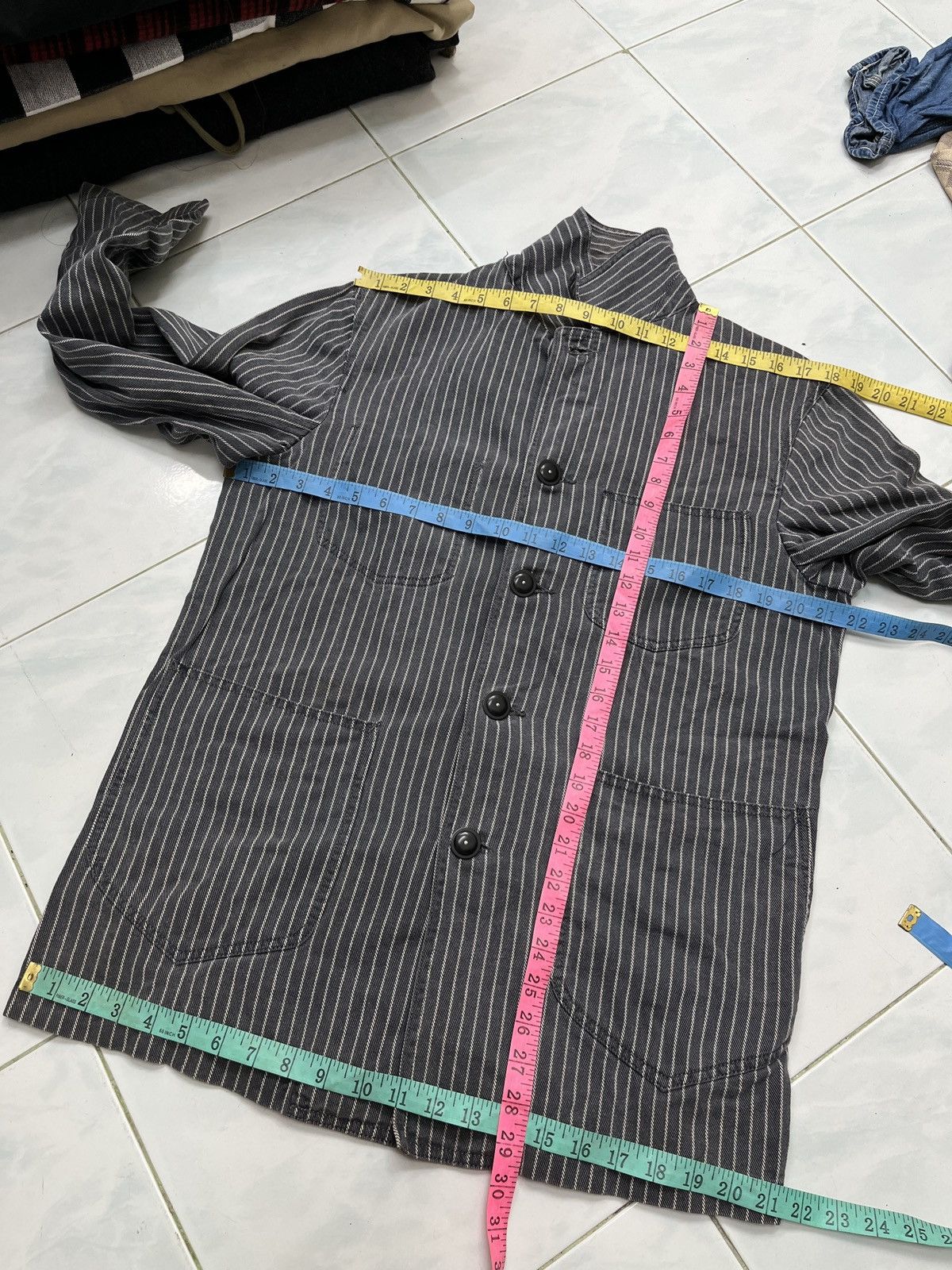 Paul Smith 🔥🔥🔥STEALS VTG R NEWBOLD PAUL SMITH HICKORY CHORE JACKET Size US S / EU 44-46 / 1 - 15 Thumbnail