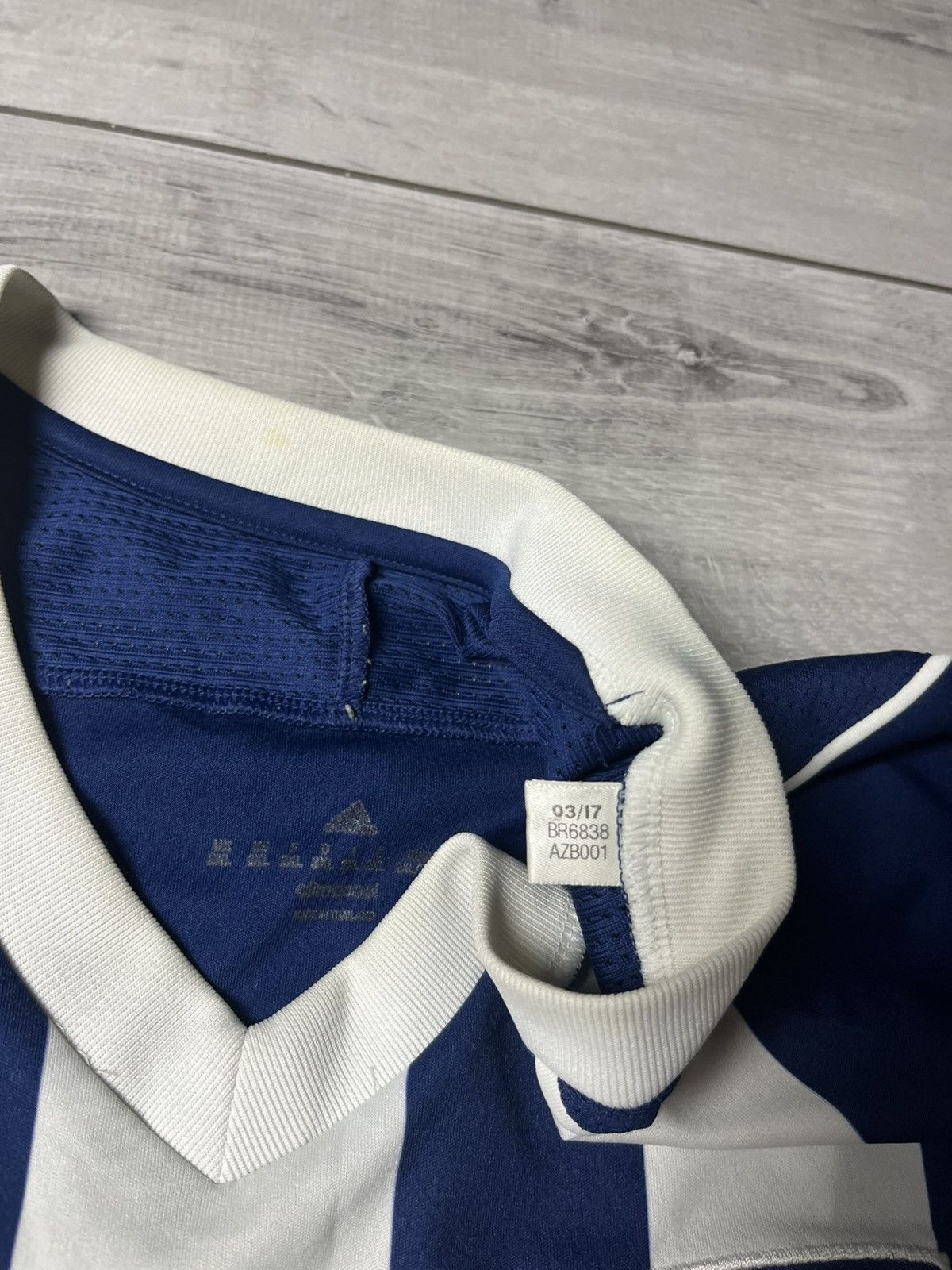 Adidas WEST BROMWICH ALBION 2017/18 HOME FOOTBALL SHIRT ROBSON-KANU Size US XXL / EU 58 / 5 - 7 Thumbnail