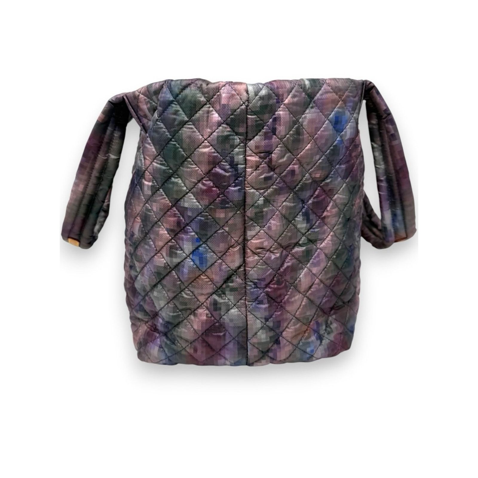 MZ Wallace MZ Wallace Oxford Metro Tote Bag Pixel Print Medium Purple Size ONE SIZE - 4 Thumbnail