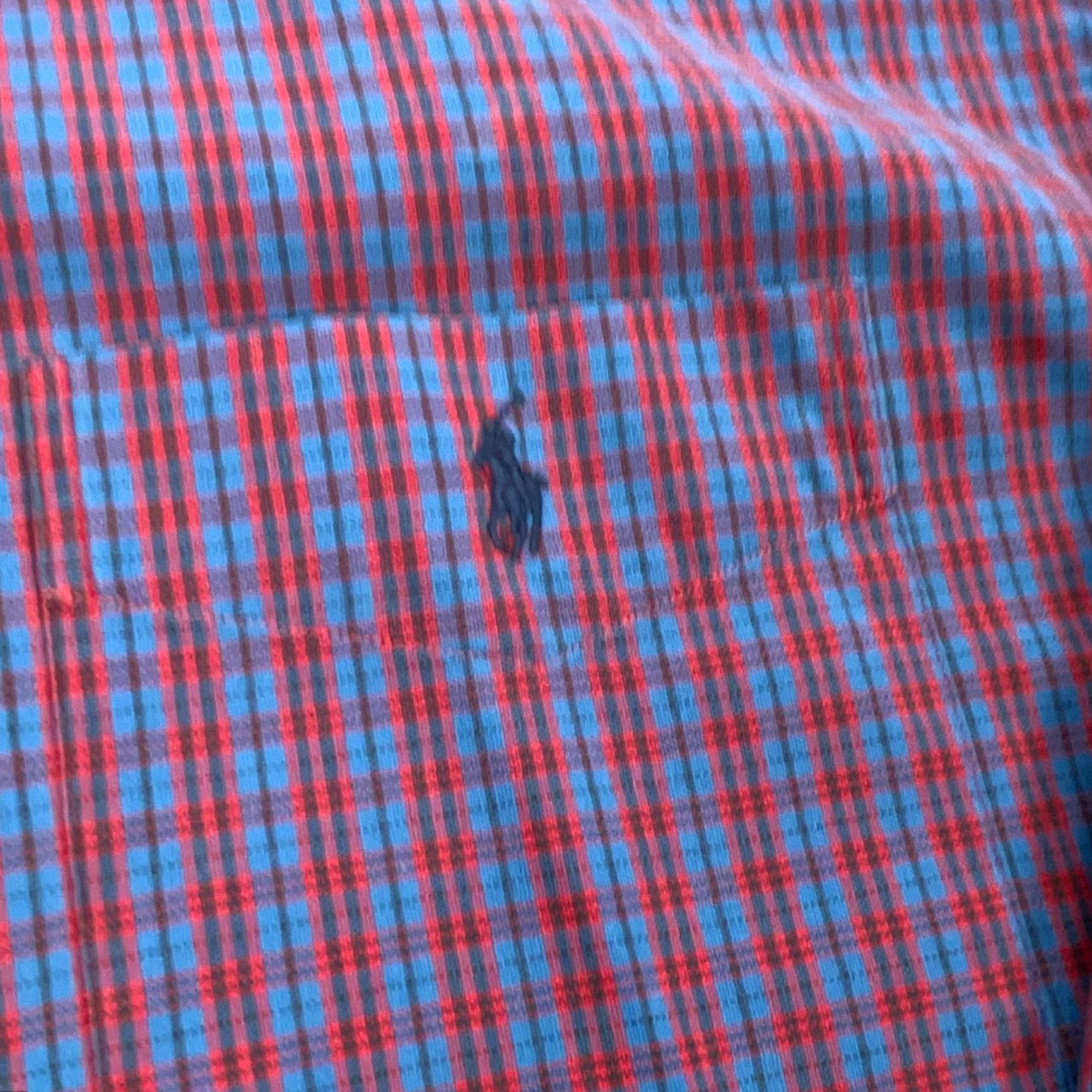 Ralph Lauren Ralph Lauren Shirt Men XL Red Multi Plaid Button-Up Classic Fit Oxford Cloth Pony, Button-Front, Long Sleeve, Collared Size US XL / EU 56 / 4 - 6 Thumbnail