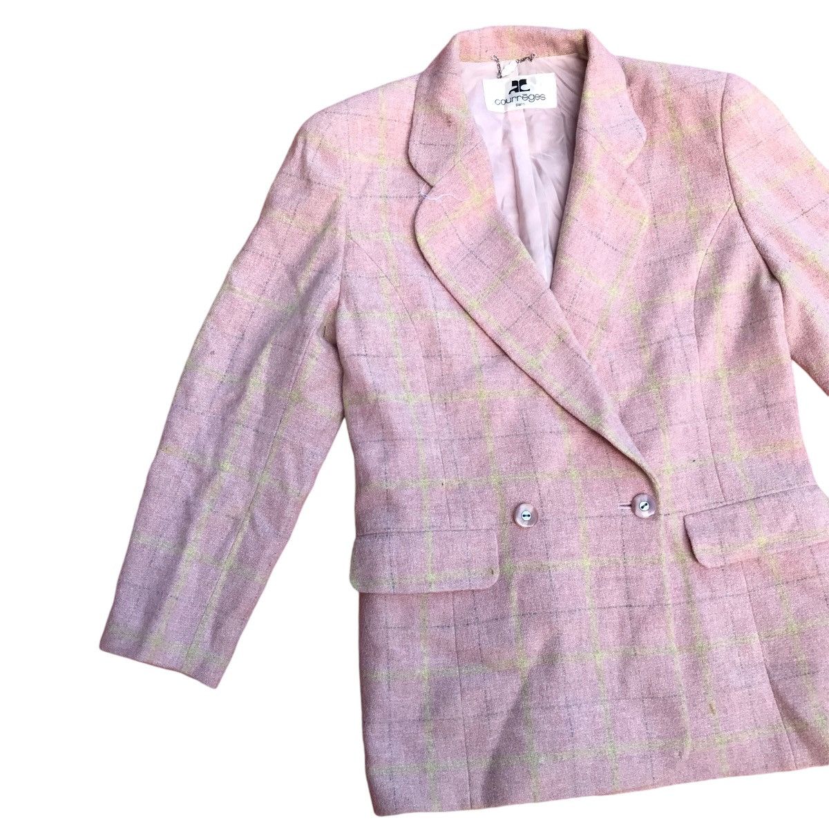 Courreges × If Six Was Nine VINTAGE COURREGES WOOL JACKET Size US S / EU 44-46 / 1 - 4 Thumbnail