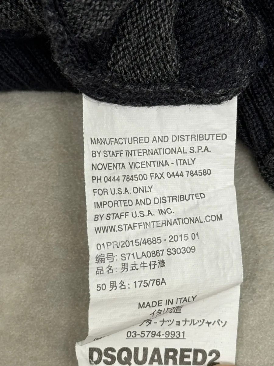 Dsquared2 SS2015 Dsquared2 Camo Irregular Black & Grey Sweater Size US S / EU 44-46 / 1 - 10 Thumbnail