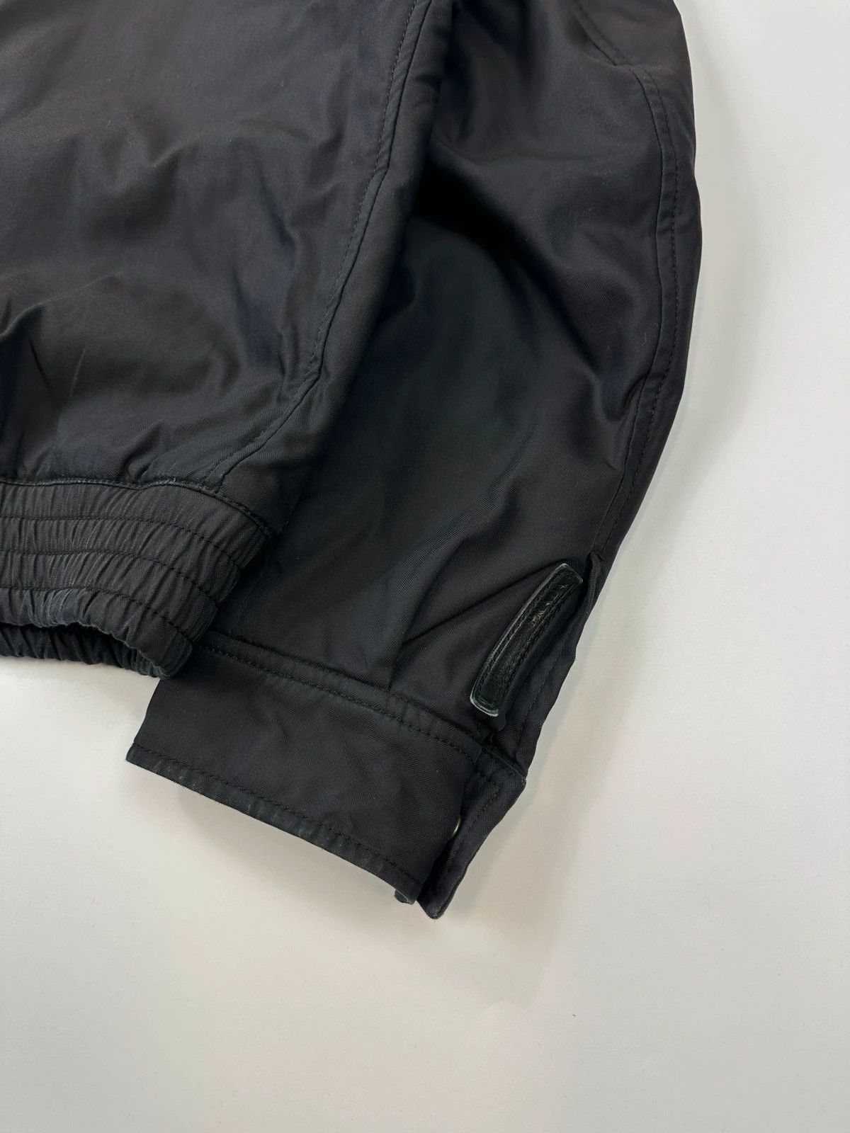 Prada Prada Sport FW2007 Black Faded Bomber Aviator Jacket Size US XL / EU 56 / 4 - 8 Thumbnail