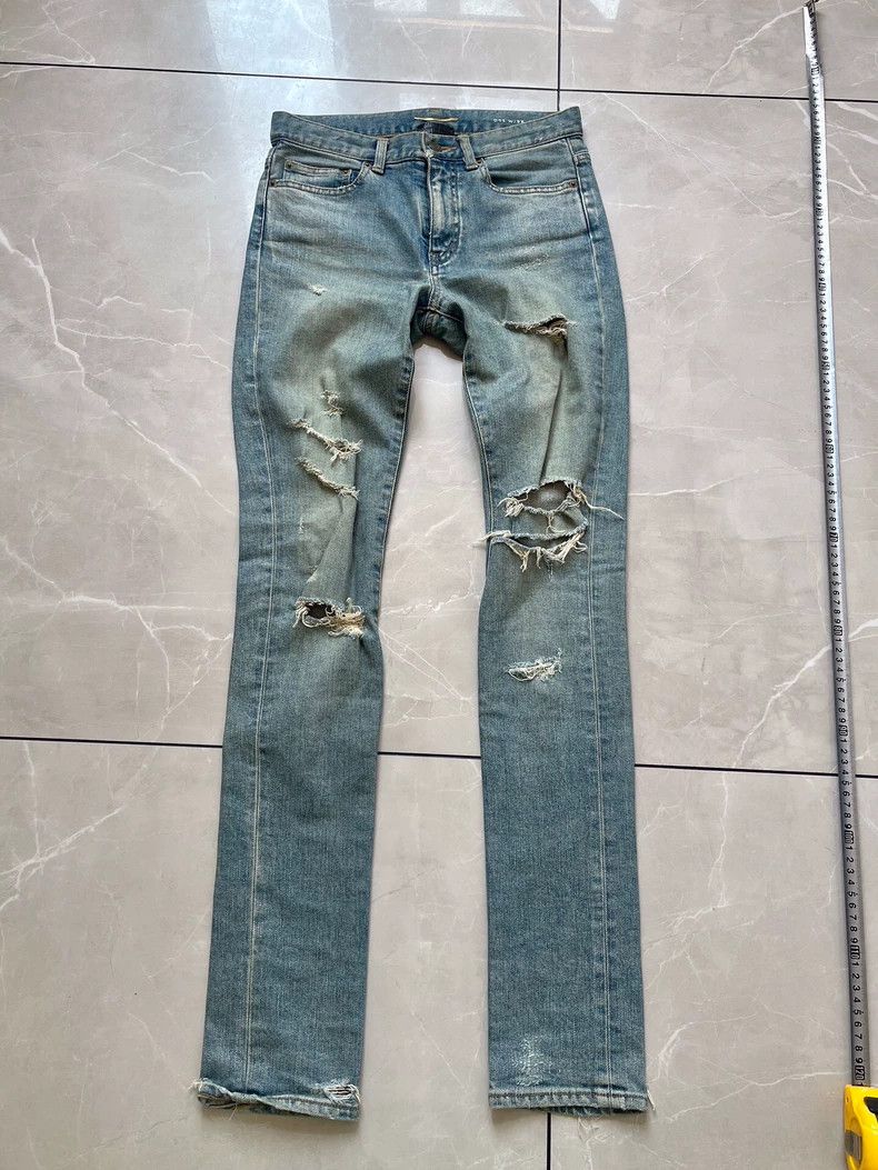 Saint Laurent Paris Saint Laurent Paris Ripped jeans Size US 28 / EU 44 - 1 Thumbnail