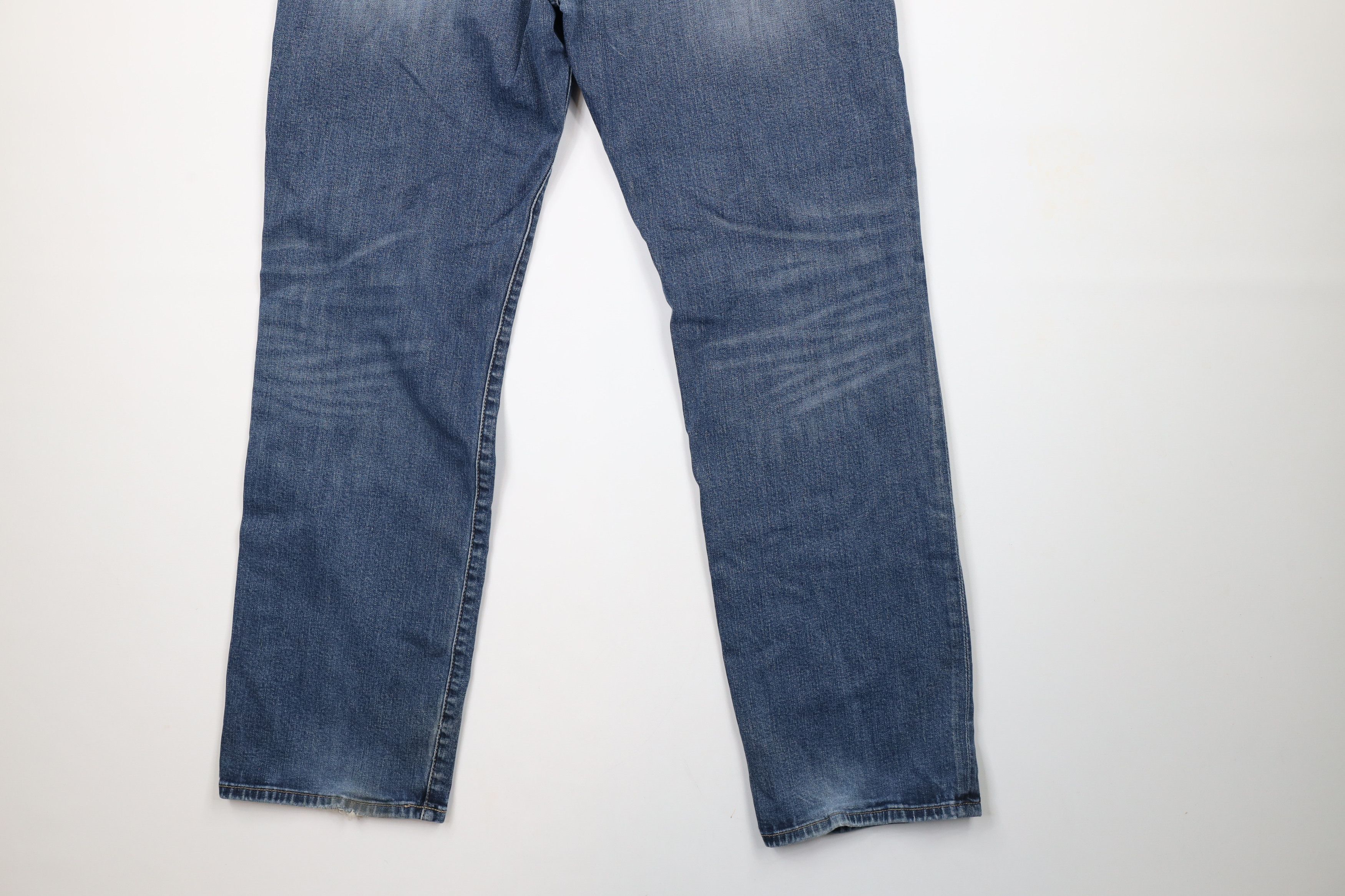 Express × Vintage Express Loose Fit Blake Straight Leg Denim Jeans Blue Size US 32 / EU 48 - 10 Thumbnail