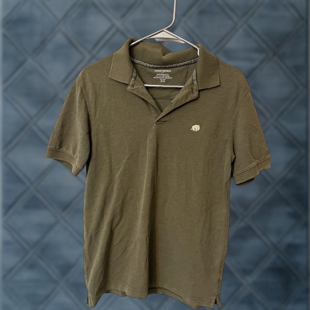 Banana Republic Banana Republic Polo Shirt Regular Mens Small Brown Cotton Knit Vintage No Size US S / EU 44-46 / 1 - 1 Thumbnail