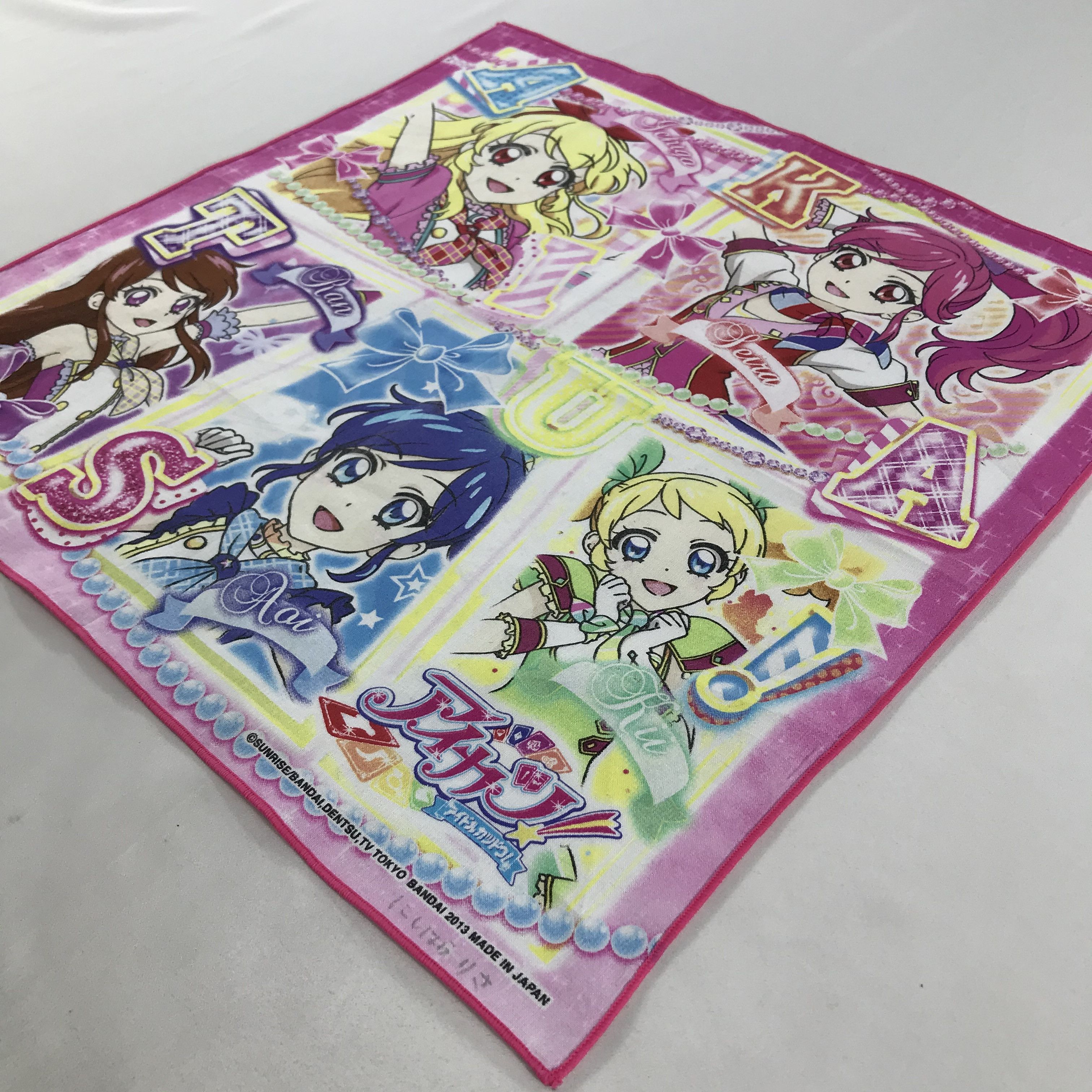 Anime × Vintage Anime Bandana / Handkerchief / Neckerchief - S1850 Size ONE SIZE - 2 Thumbnail