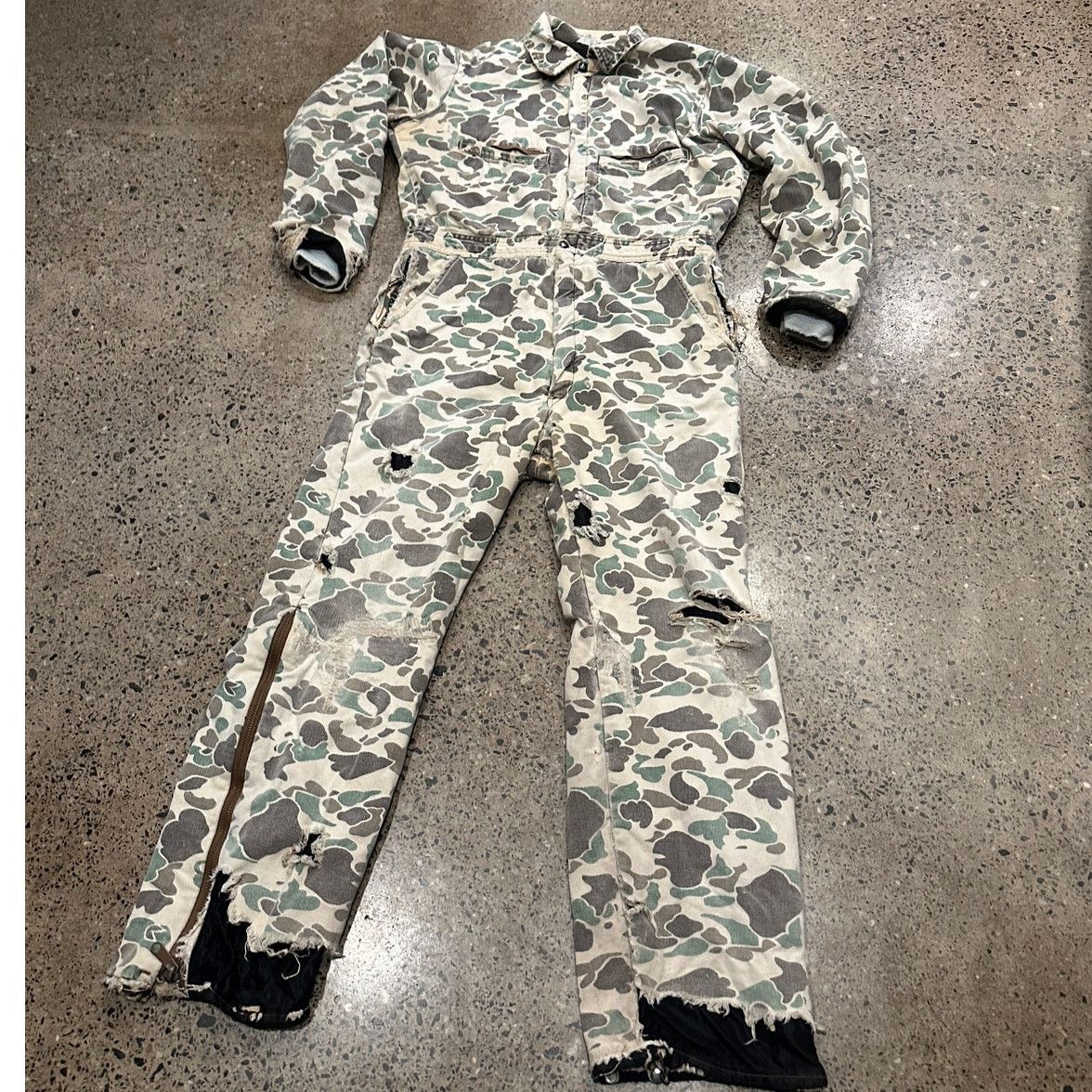 Carhartt Key Imperial Coverall Green Camo Heavily Distressed Hunting Size US 36 / EU 52 - 1 Thumbnail