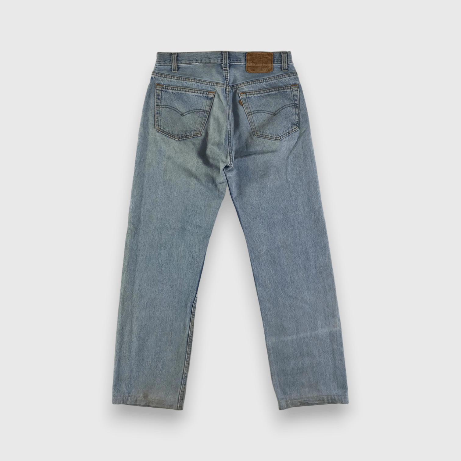 Levi's × Vintage Vintage 90s Blue Wash Levis 501 Jeans-JM3721 Size US 31 - 2 Thumbnail