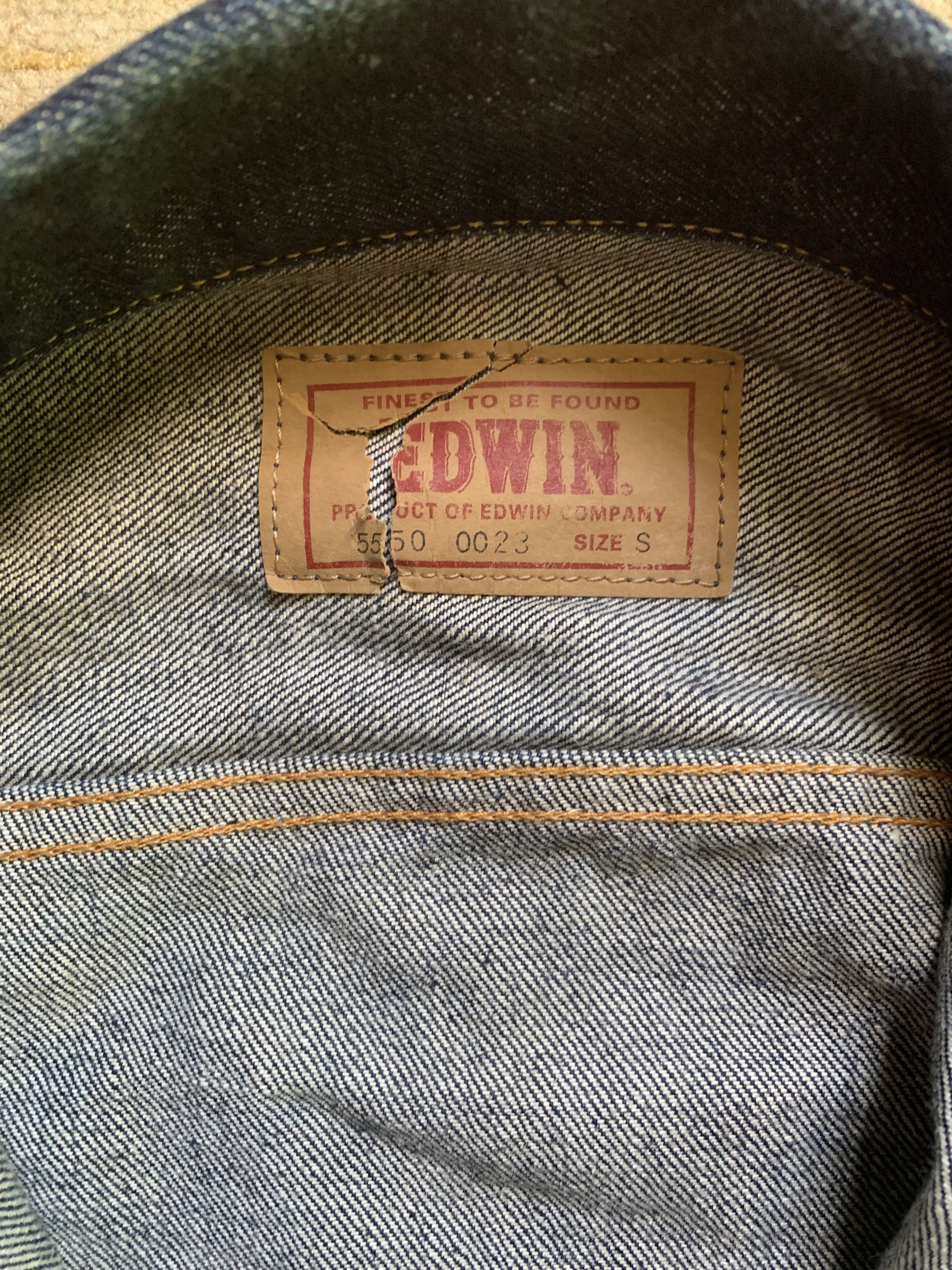 Edwin Vintage Edwin 5550 Jacket Selvedge Size US S / EU 44-46 / 1 - 11 Thumbnail