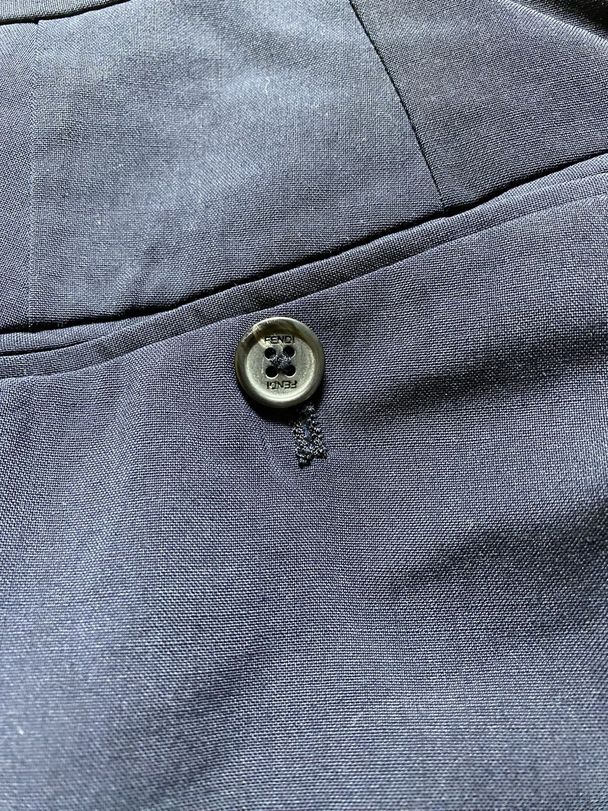 Fendi FENDI SUIT TROUSER POLY / WOOL Size 30" / US 8 / IT 44 - 15 Thumbnail
