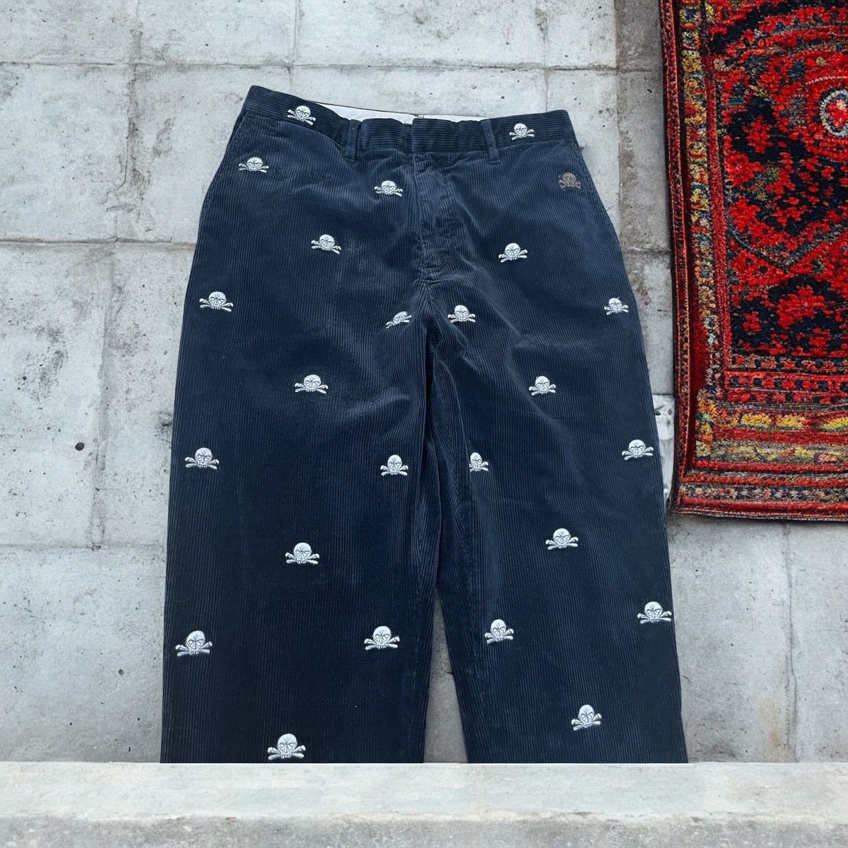 Ralph Lauren RUGBY RALPH LAUREN SKULL EMBROIDERED CORDUROY PANTS CHINO Size US 30 / EU 46 - 3 Thumbnail